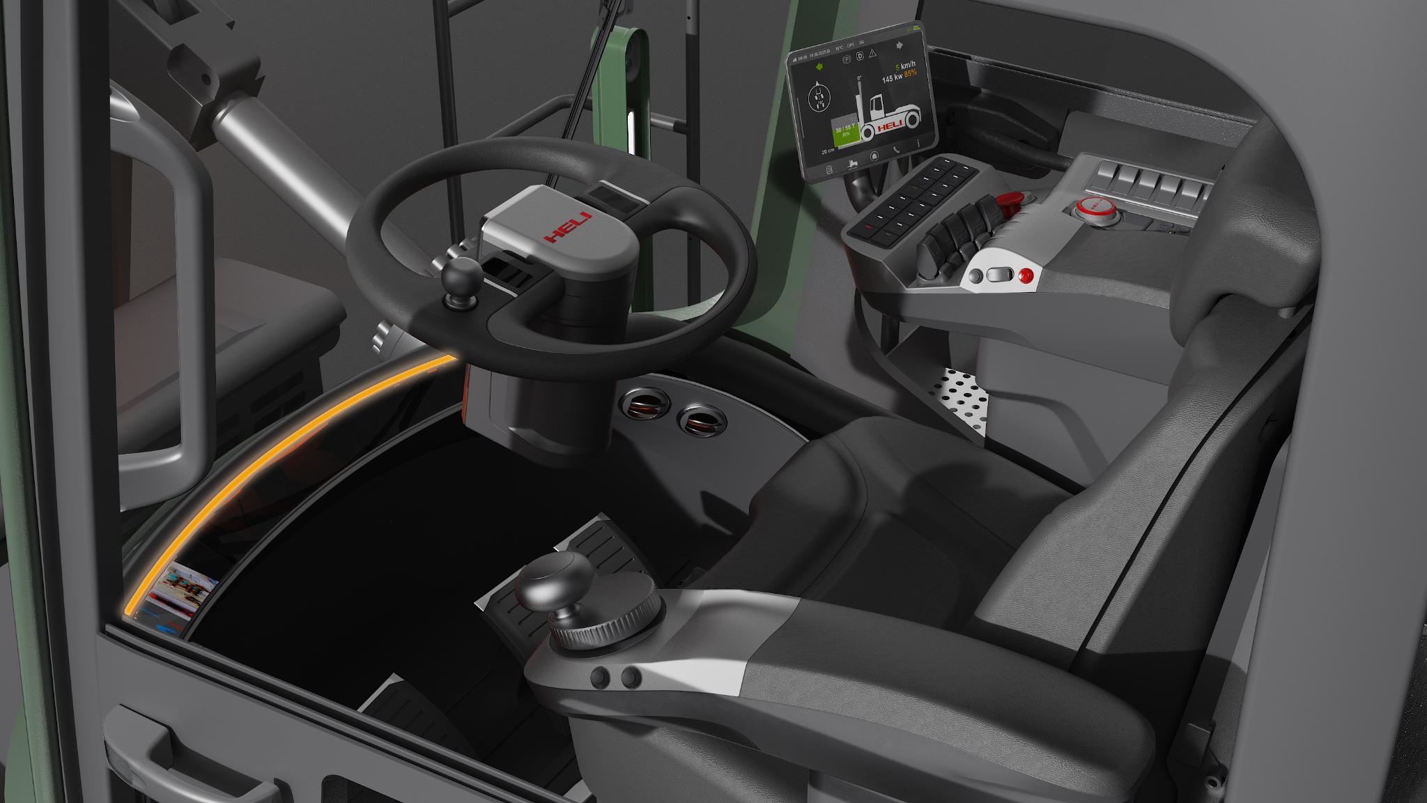 HELI 55-ton electric concept forklift