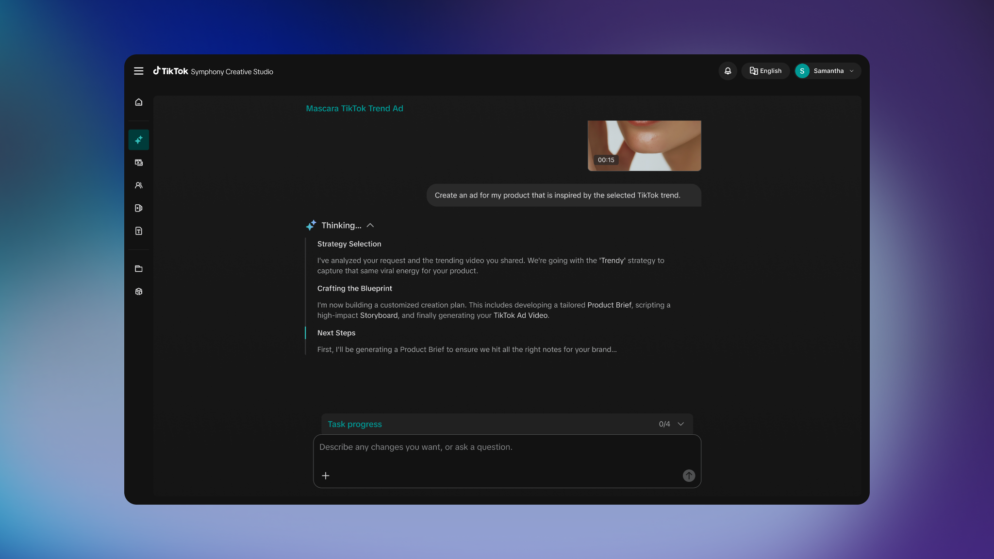 TikTok Symphony AI Creative Studio