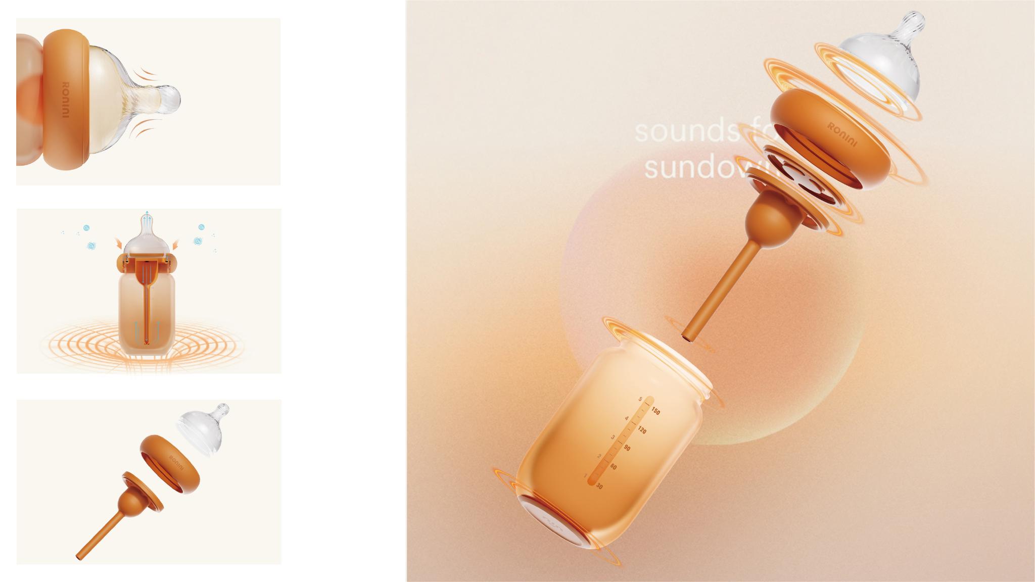 Guardius Anti-Colic Baby Bottle