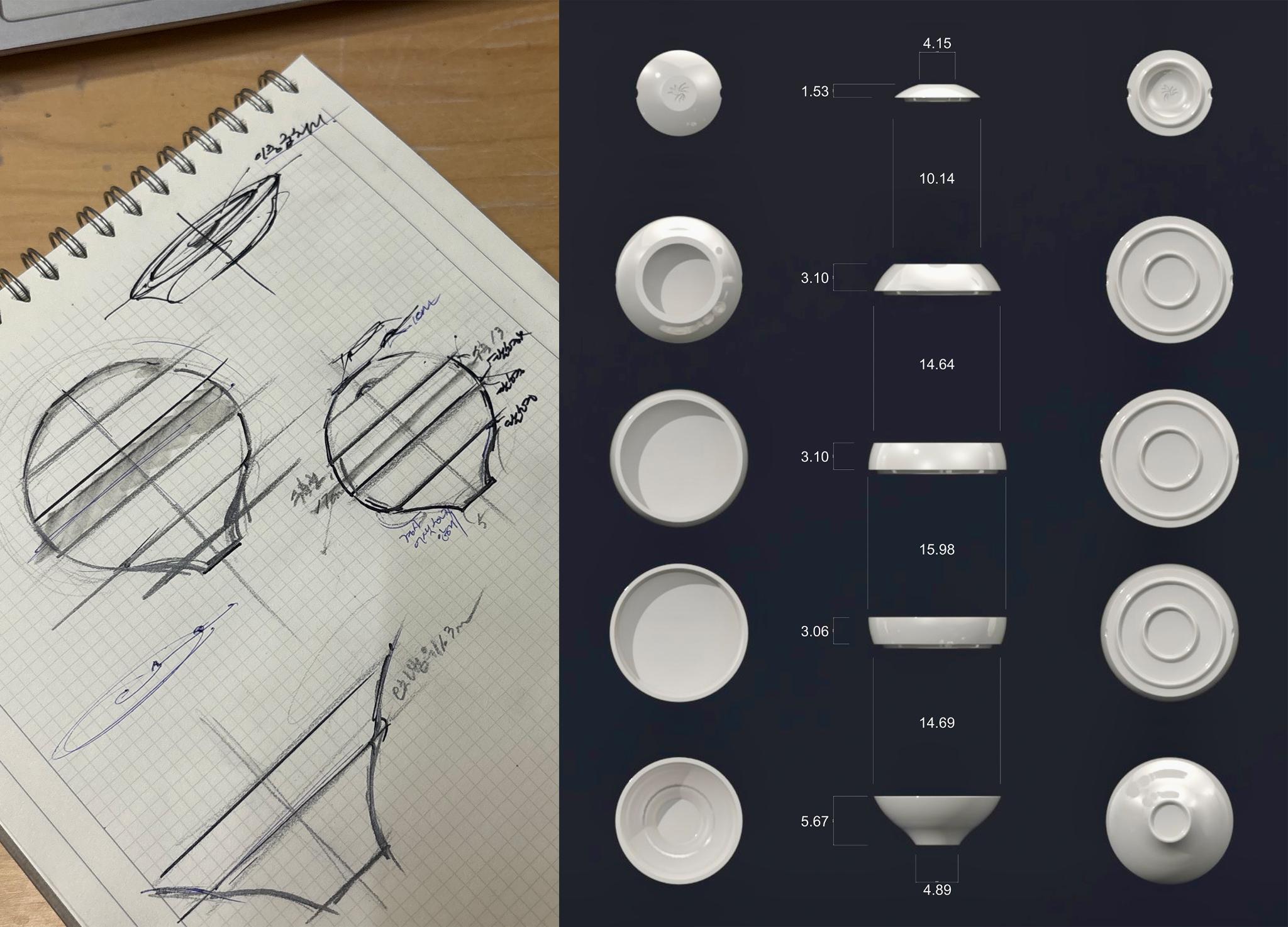 Saerodowon Bead-shaped tableware