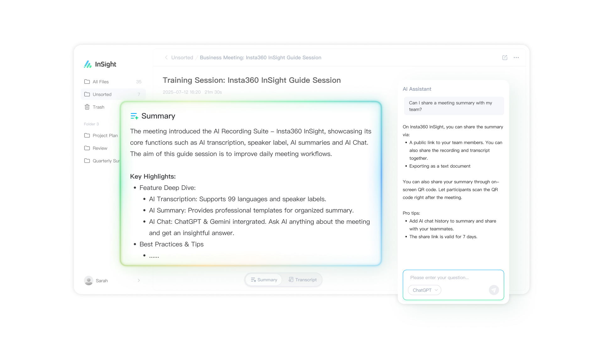 Insta360 Wave & Insight