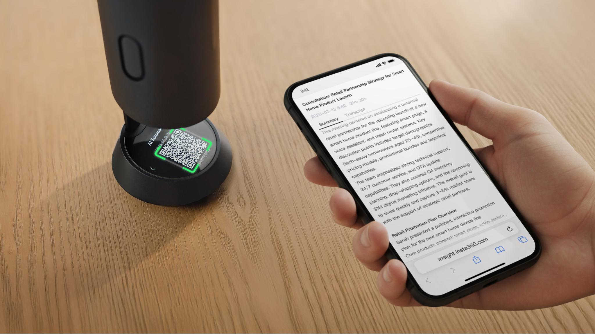 Insta360 Wave – AI-Driven Meeting Experience