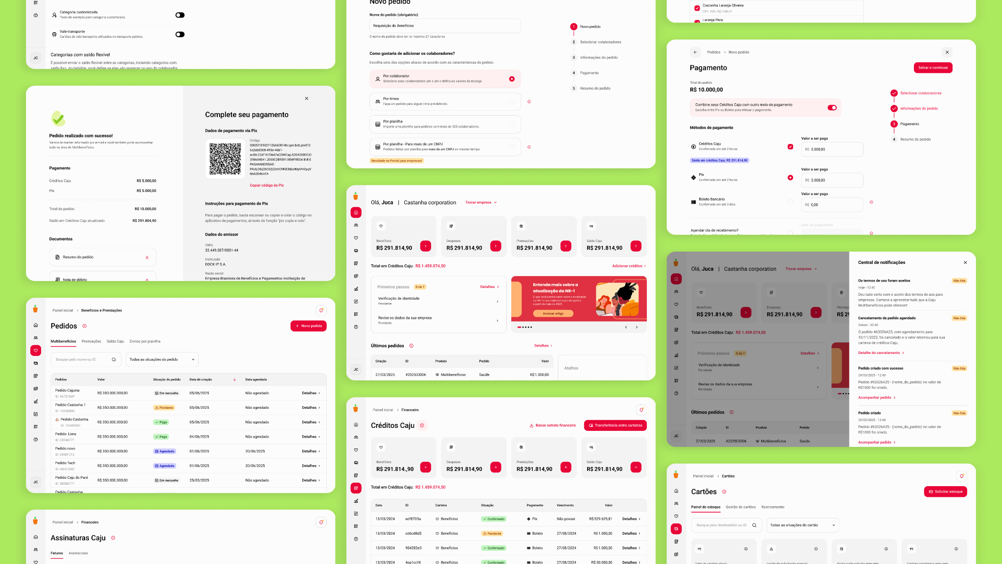 Caju: Redesign - Seameless Experience, all in one