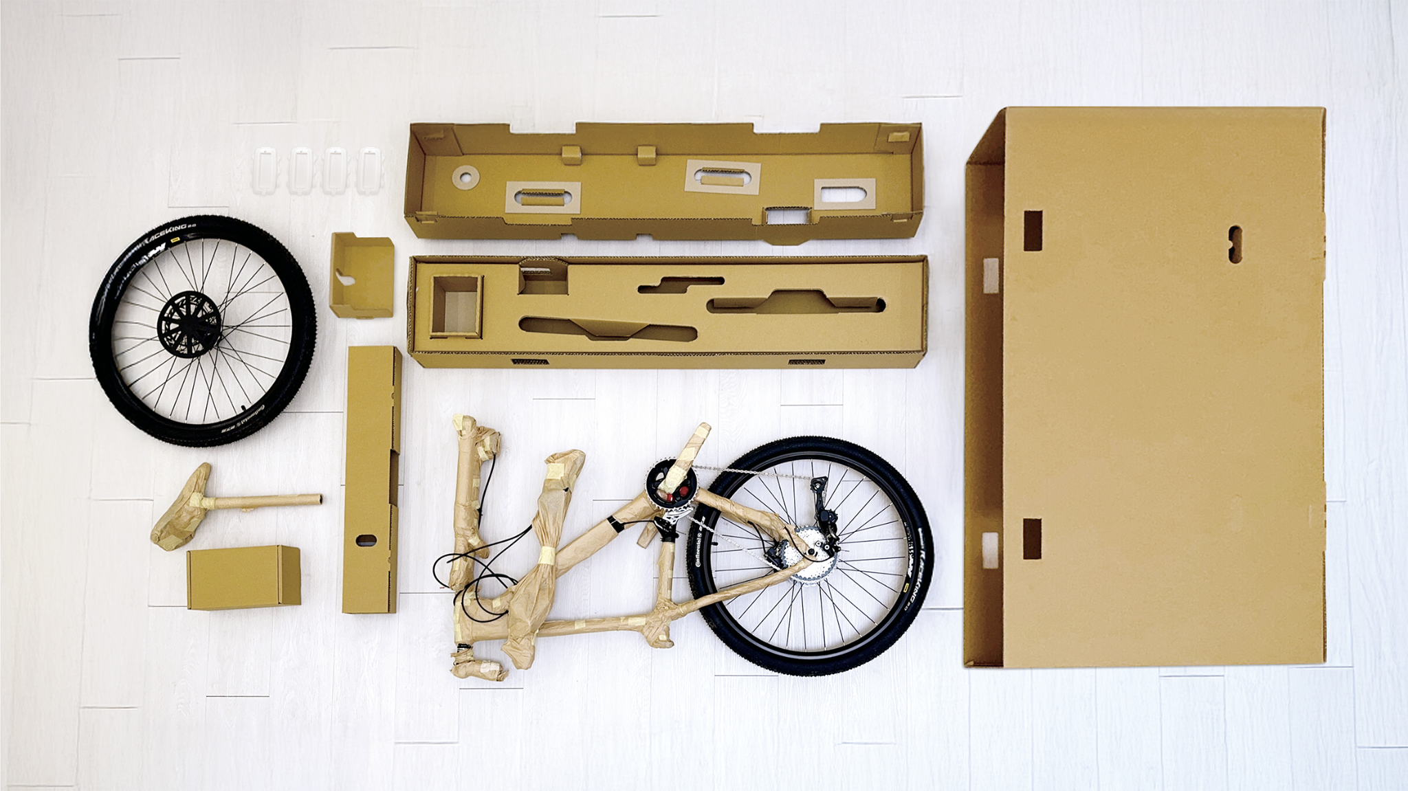 Patented Sustainable Bicycle Packaging Design