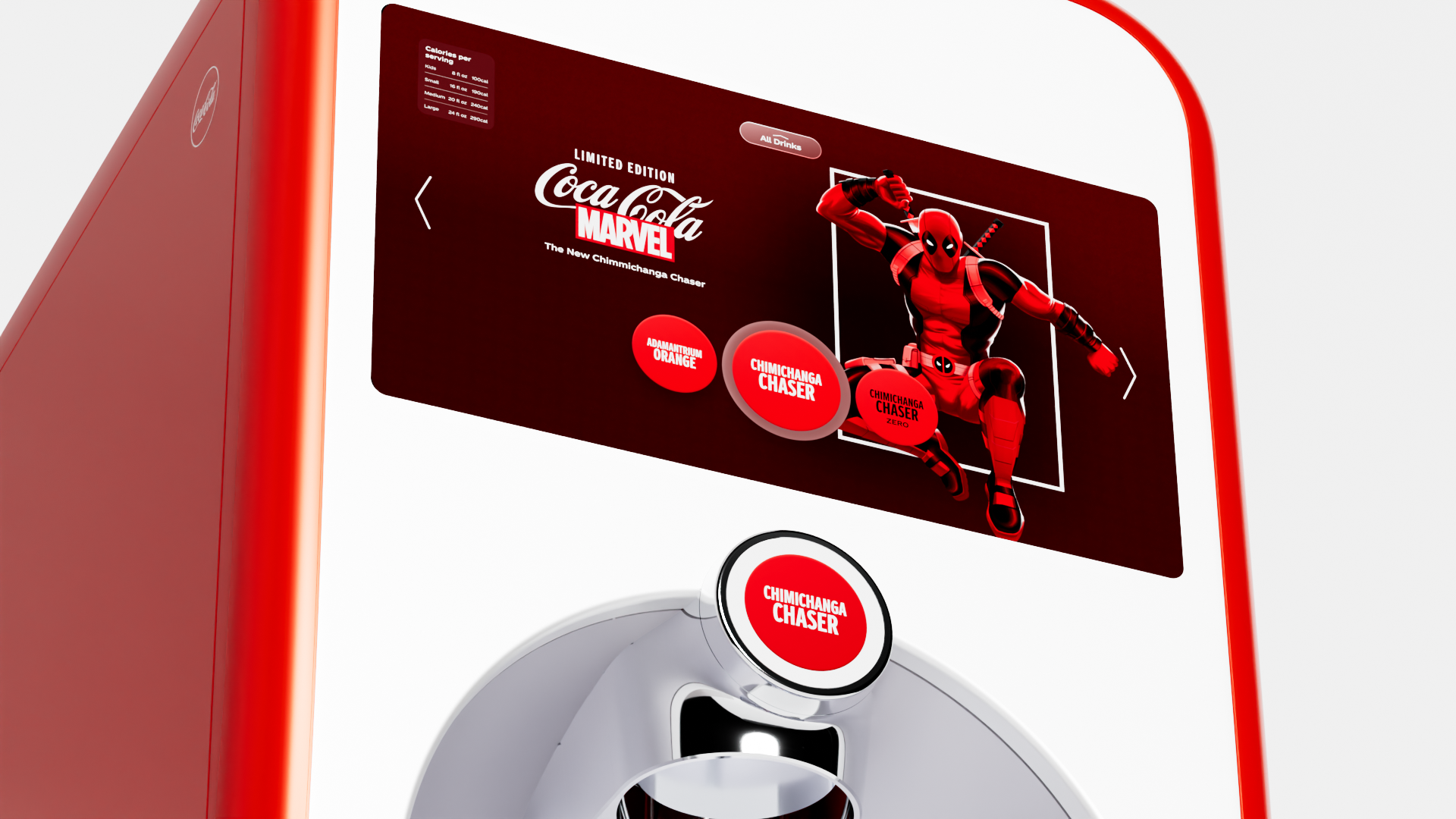 Coca-Cola Freestyle "Equinox" UI