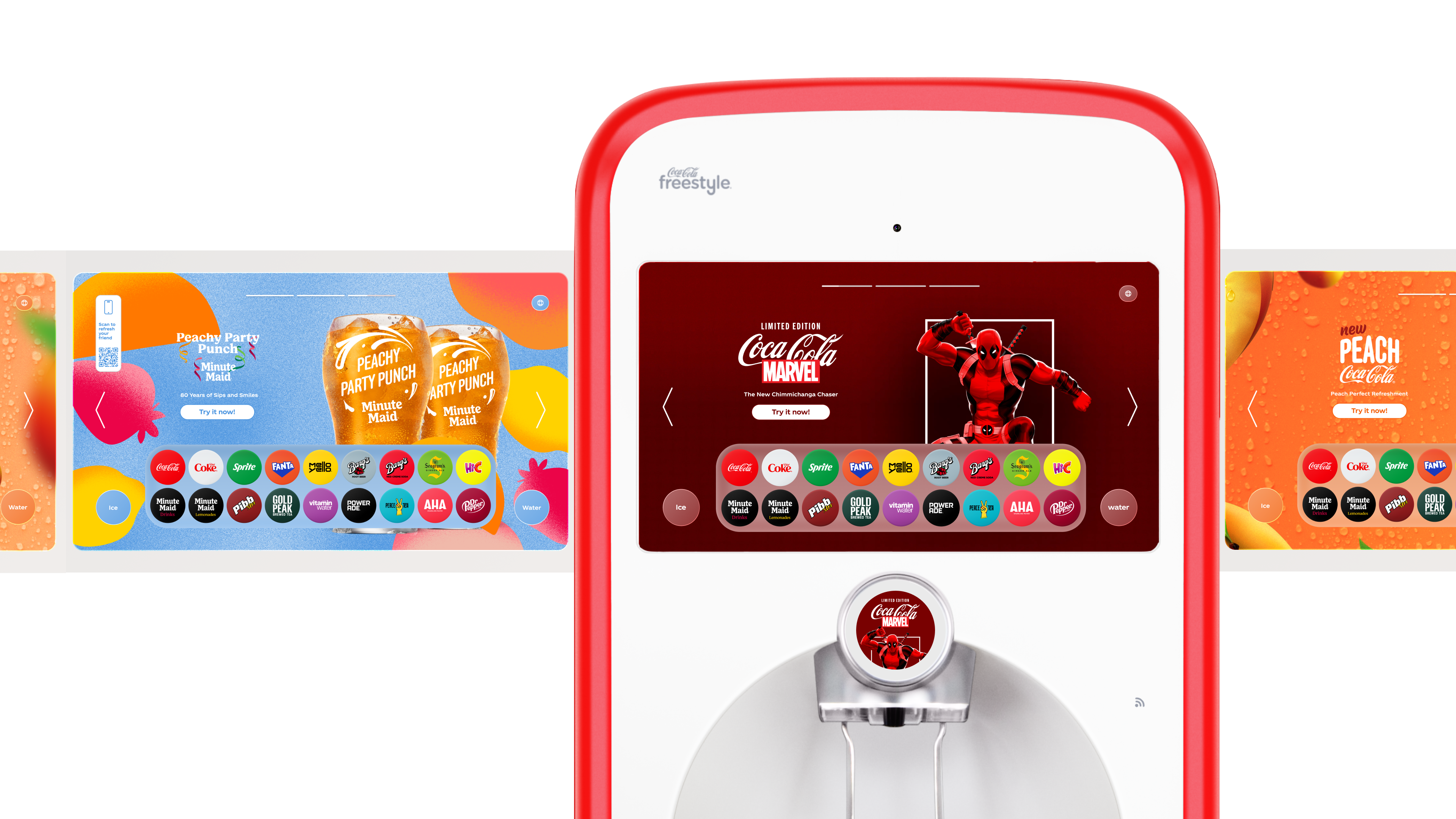 Coca-Cola Freestyle "Equinox" UI