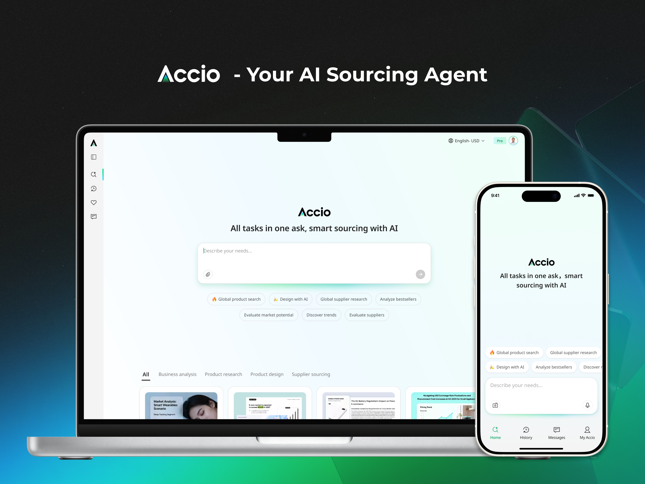 Accio – AI Sourcing Agent