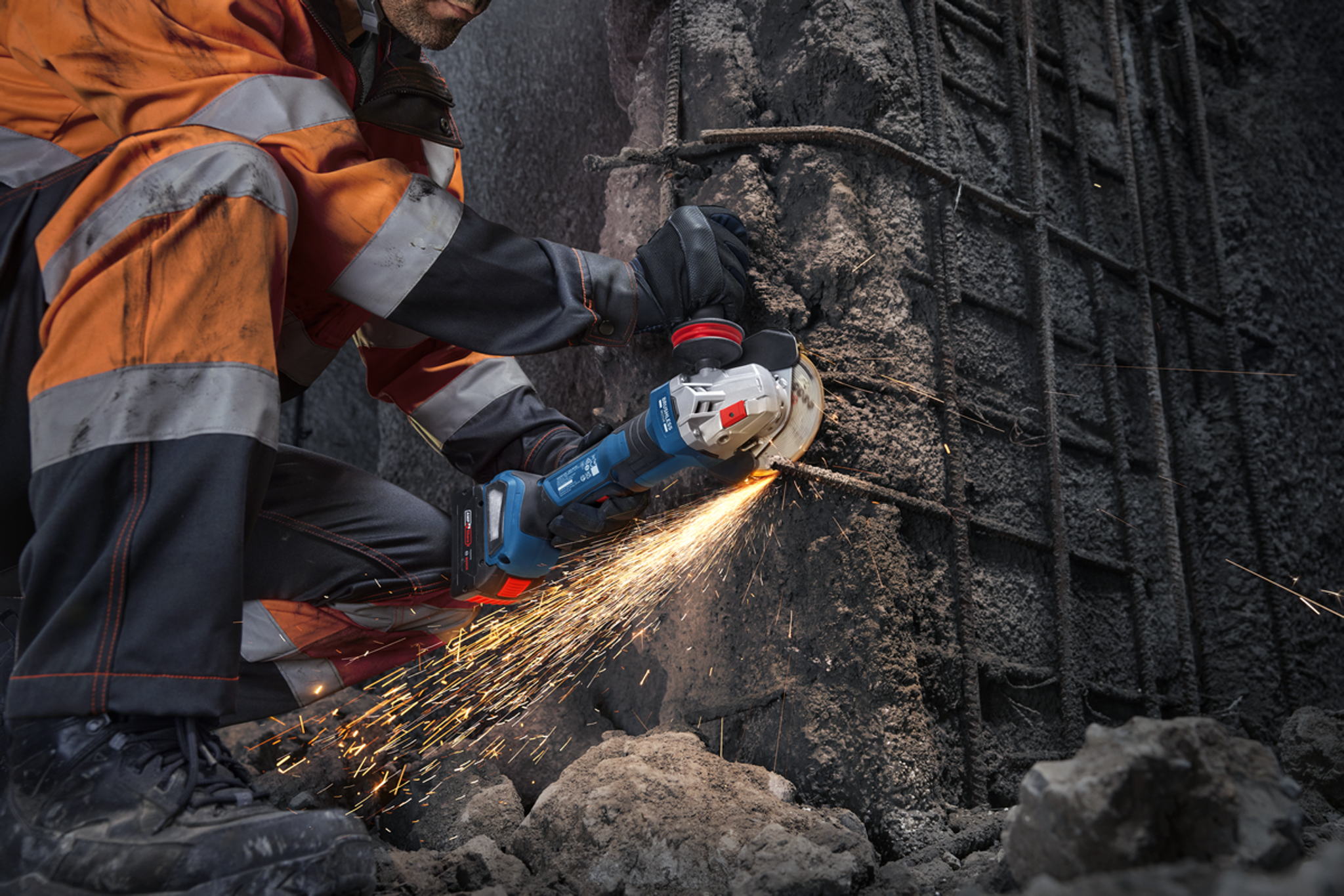 BOSCH Rotatable Cordless Small Angle Grinders