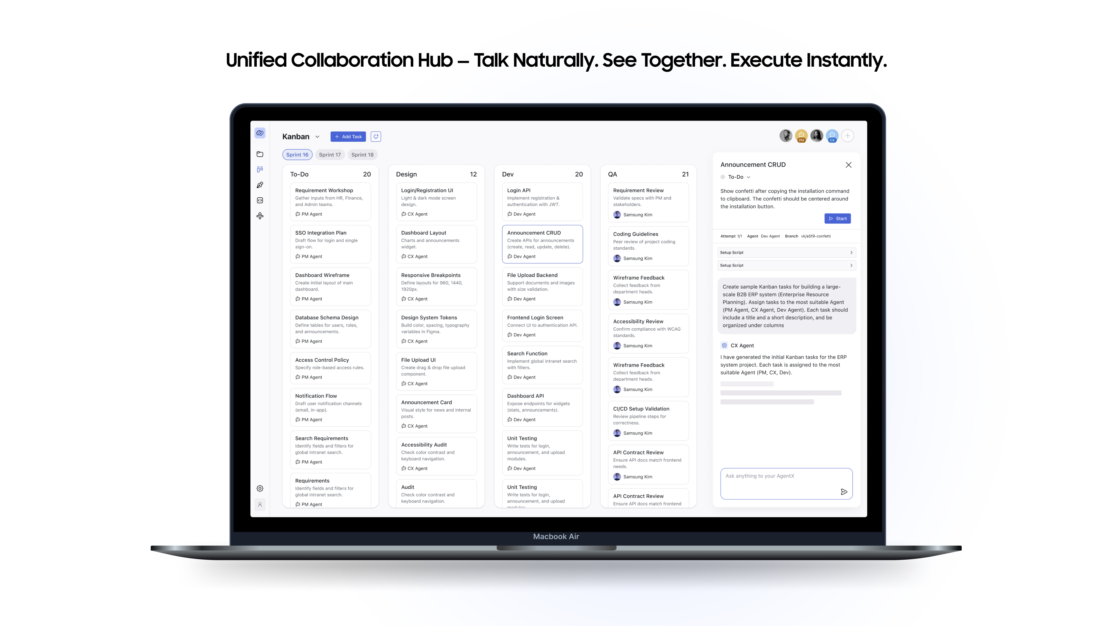AI Agent Platform for Large-Scale End-to-End SDLC