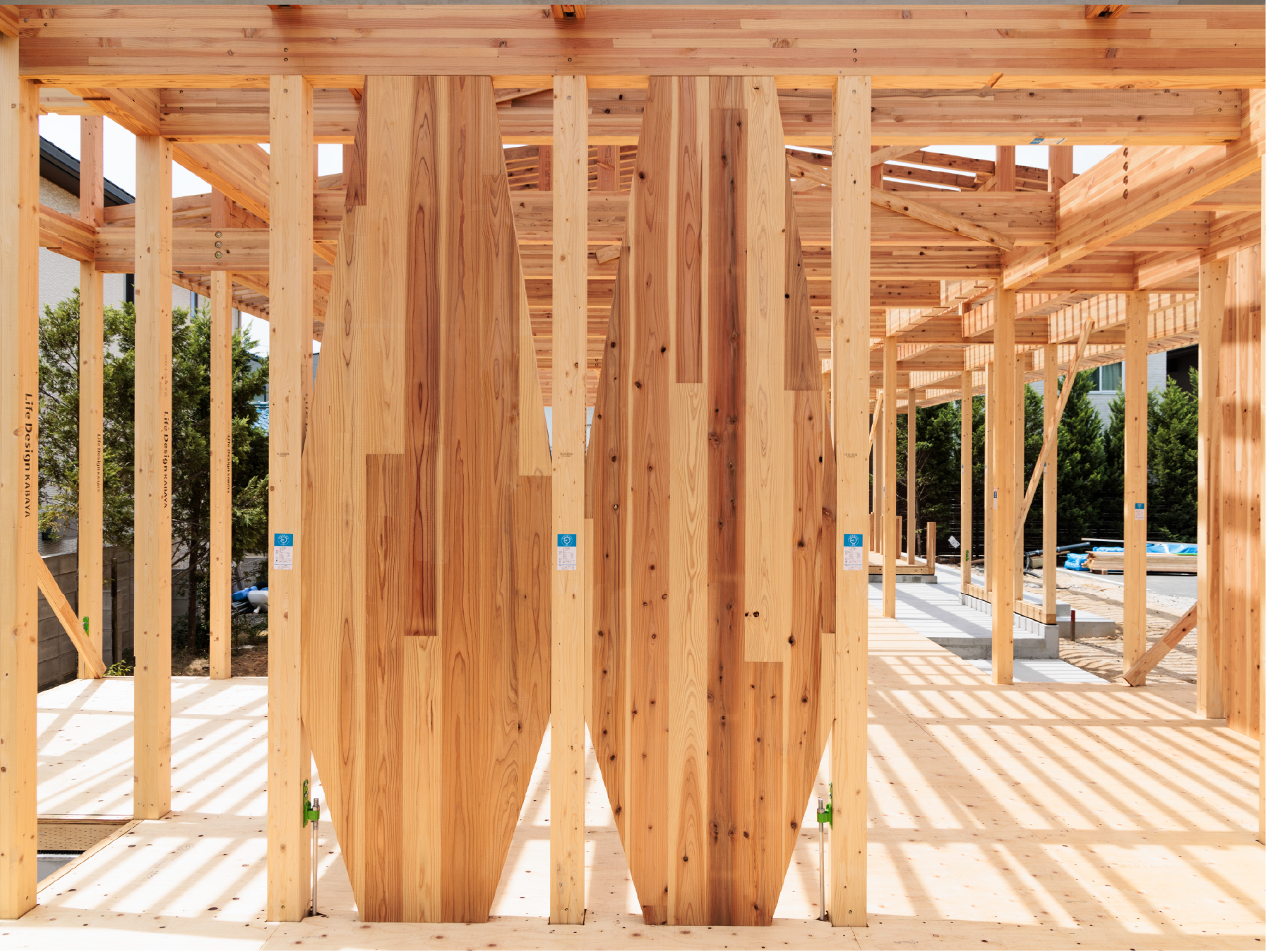 CLT hybrid construction method