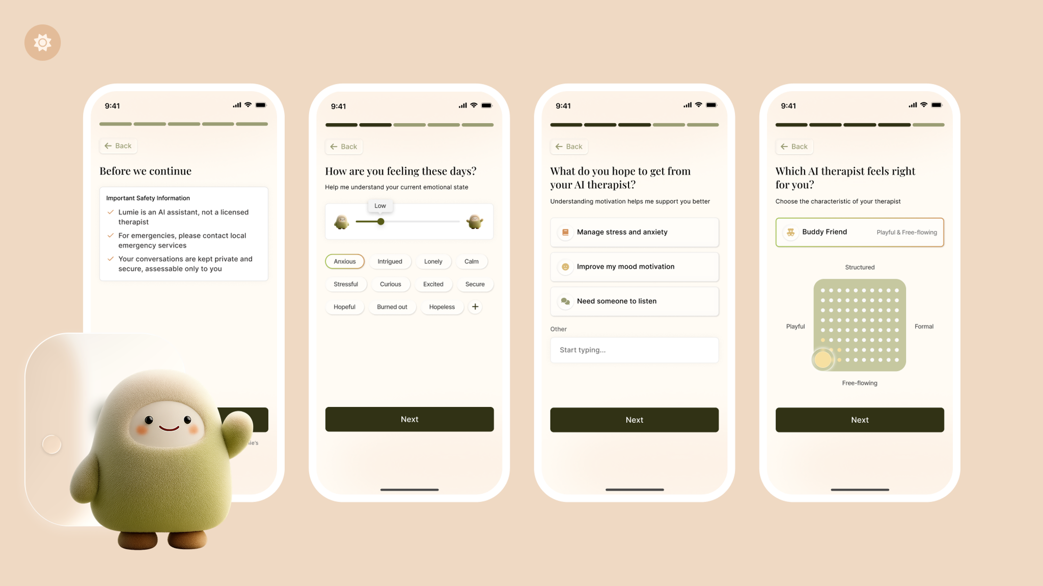 Lumie AI, Your Personalized AI Therapist
