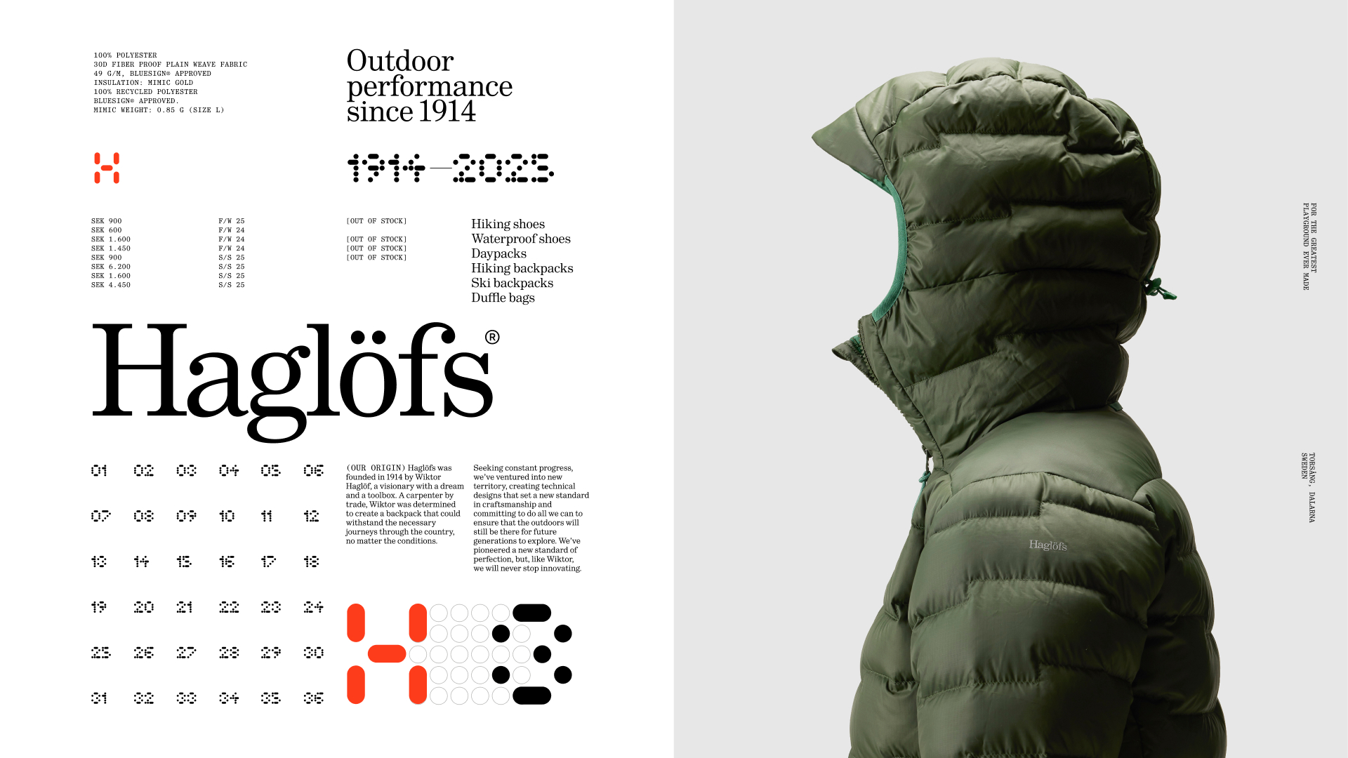 Haglöfs visual identity