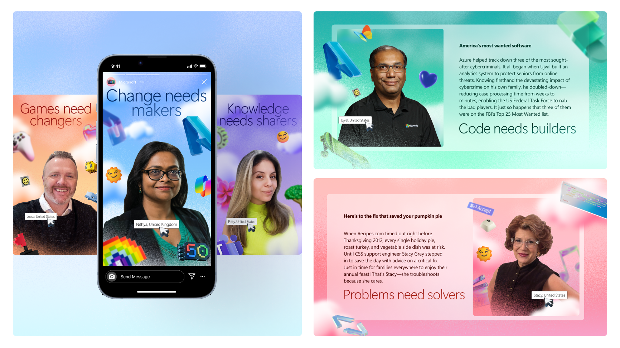 Microsoft 50th Anniversary: Change needs makers