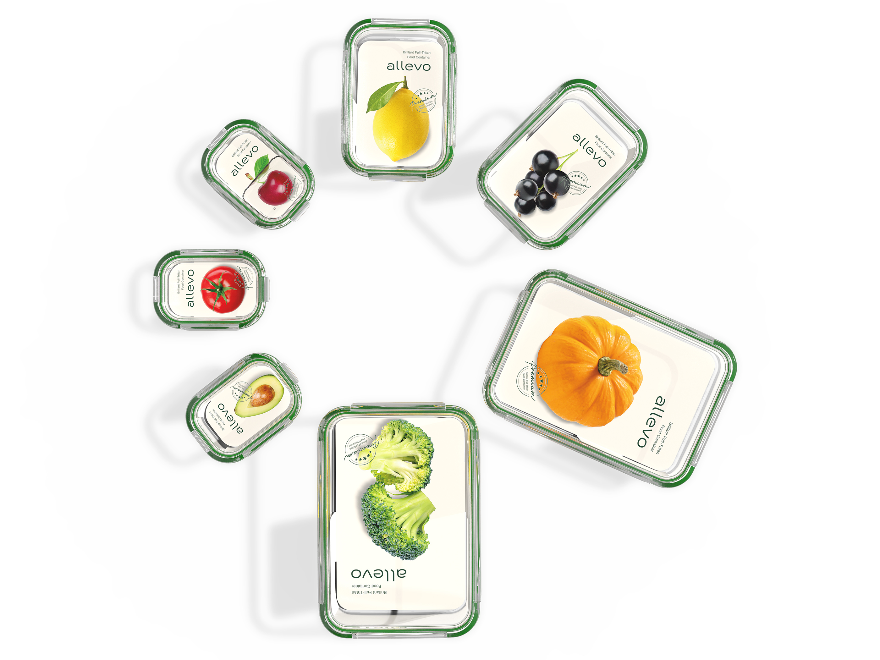 allevo Brillant Full Tritan Food Container