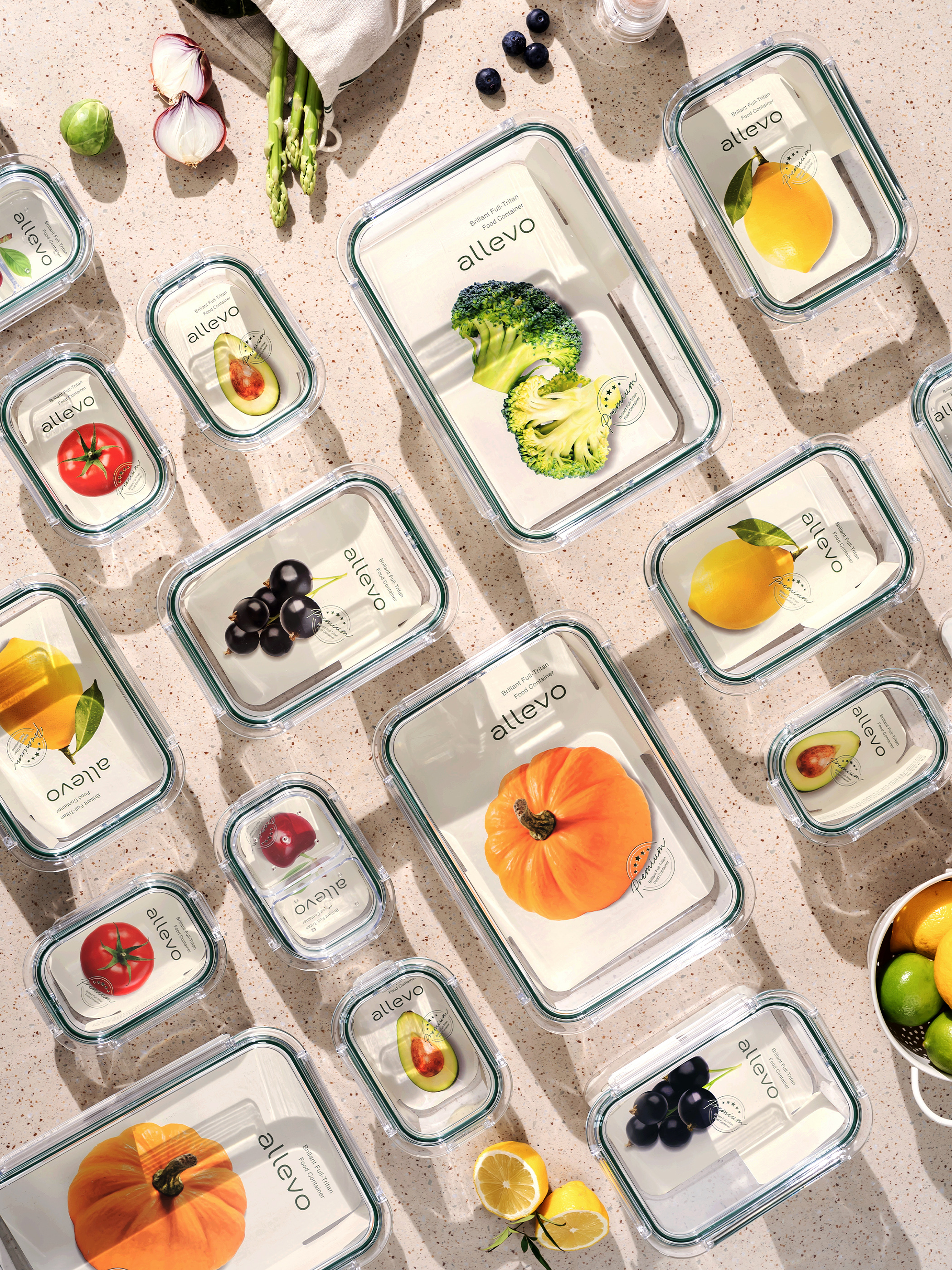 allevo Brillant Full Tritan Food Container