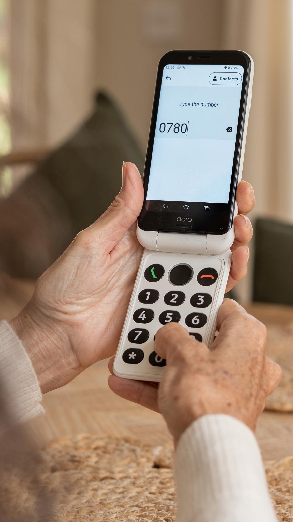 Doro Aurora A20 - Simple smartphone for Seniors