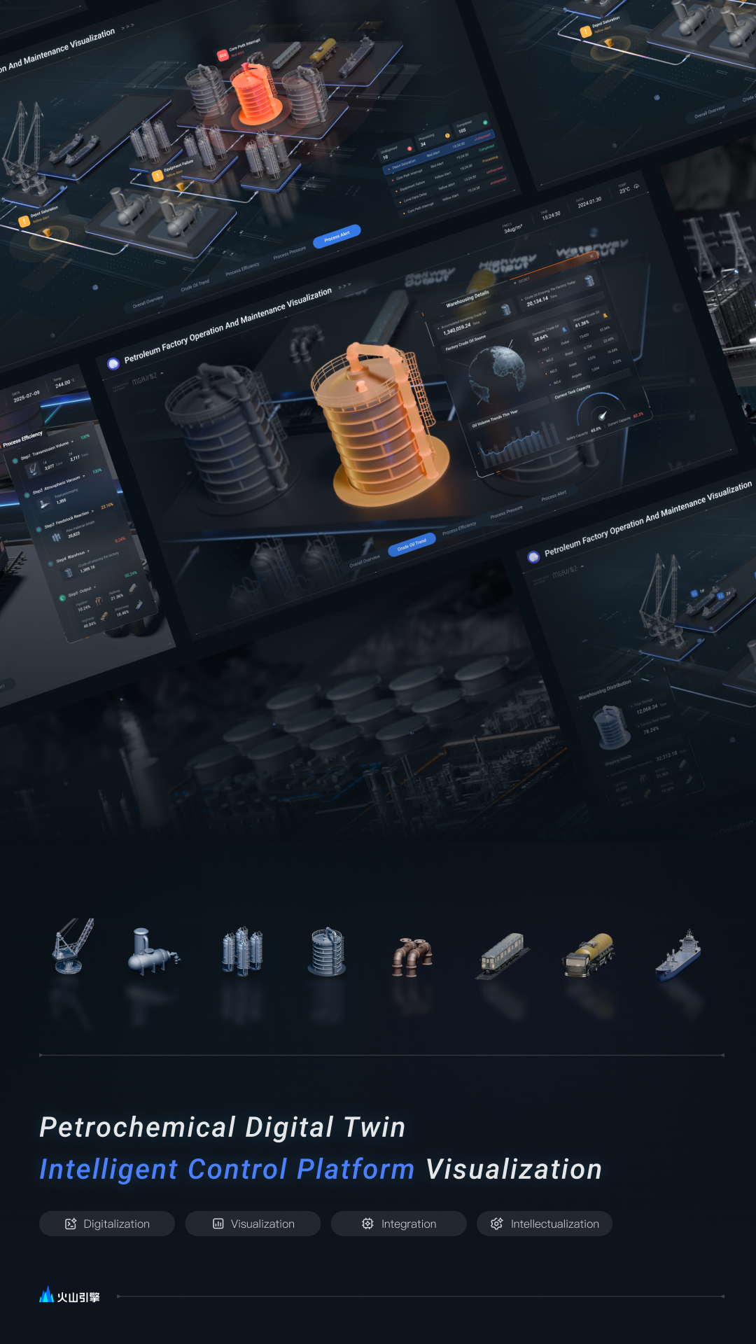 Petrochemical Digital Twin Intelligent Platform