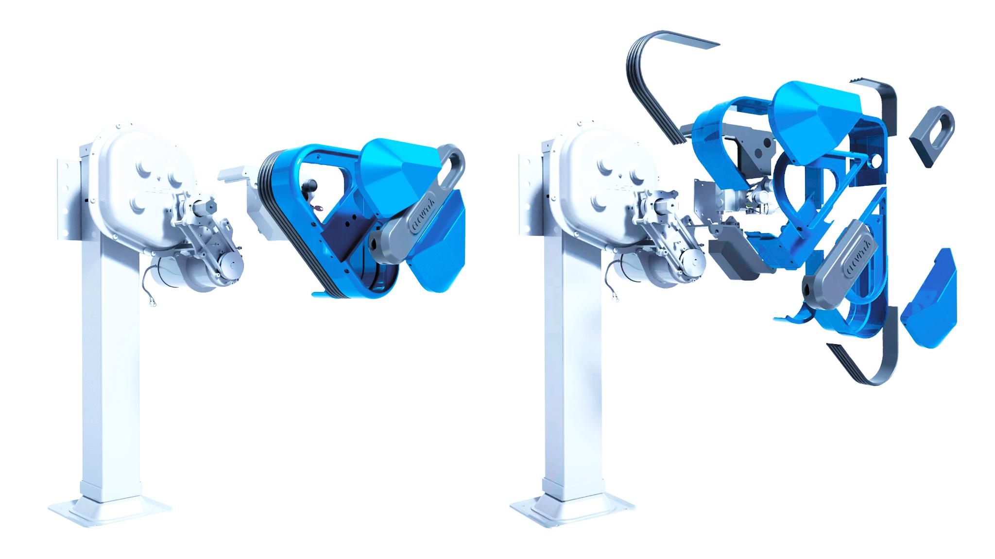 Case E-Truck: Semi-Trailer Electric Landing Gear