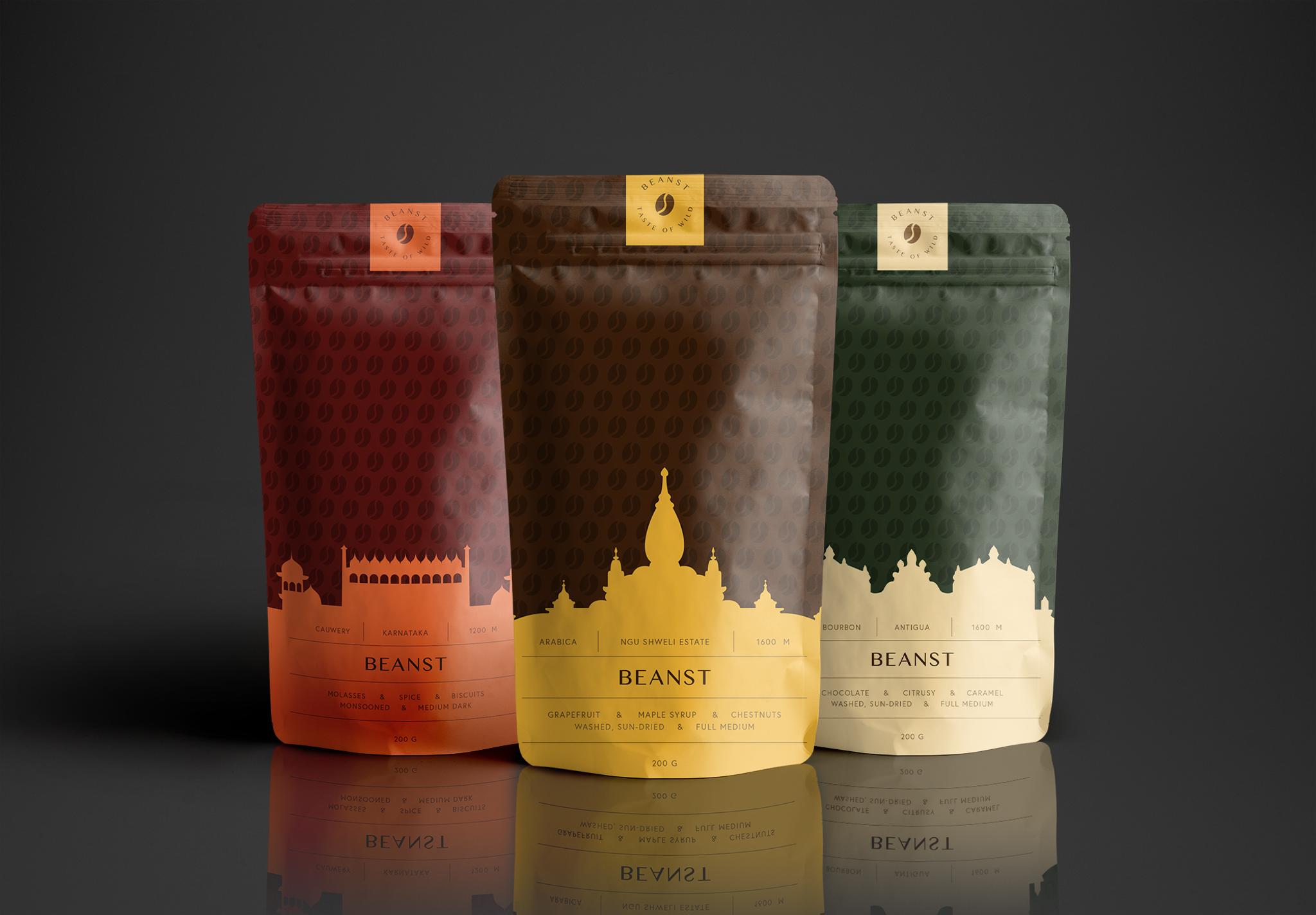 Beanst Coffee Packaging