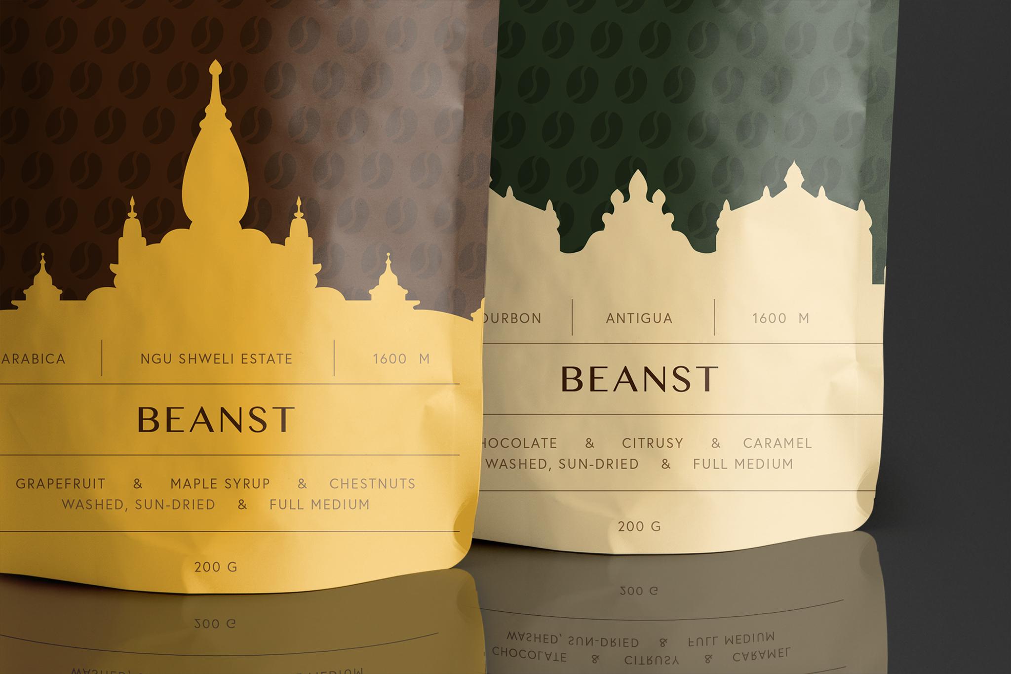 Beanst Coffee Packaging