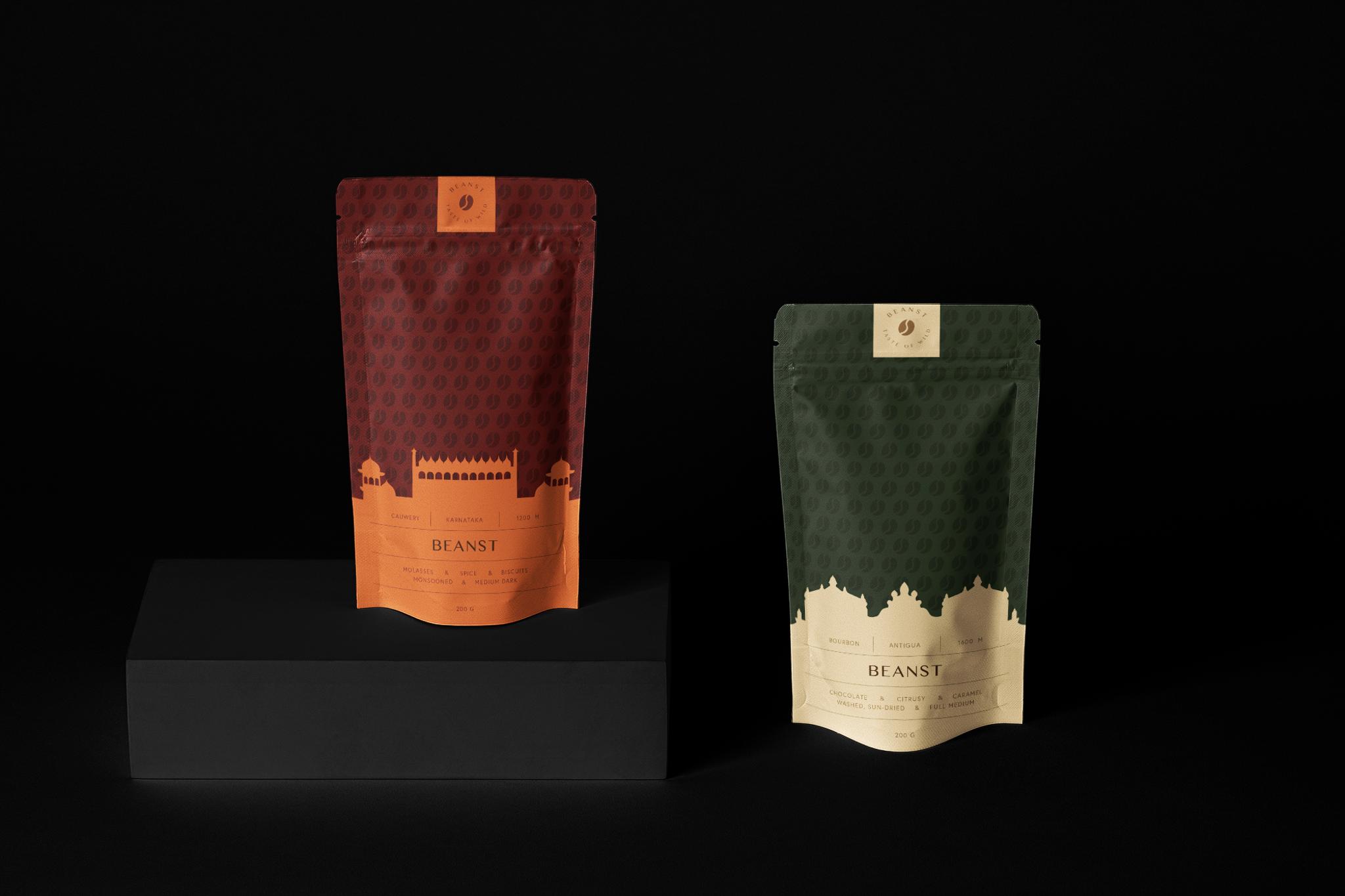 Beanst Coffee Packaging