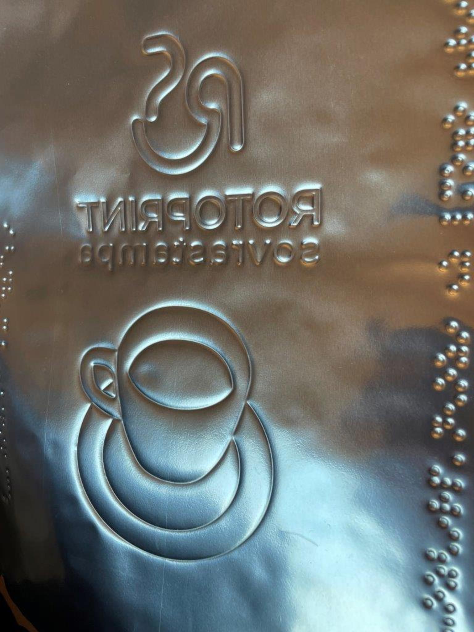 BRAILLE &RELIEF by EMBOSSING on FLEXIBLE PACKAGIN