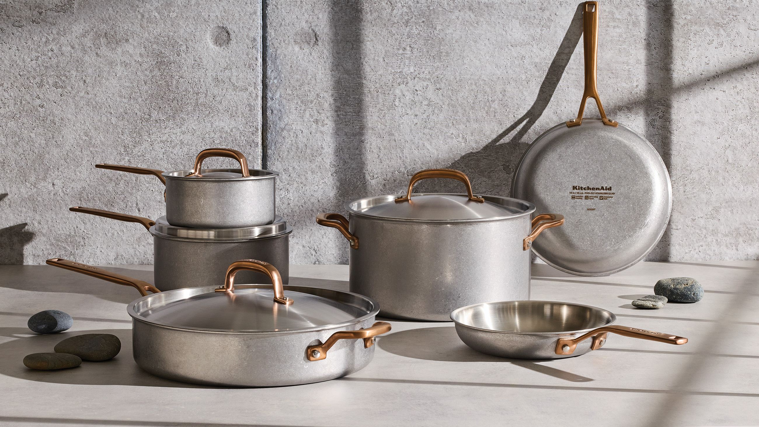 KitchenAid Stonewash Cookware Collection