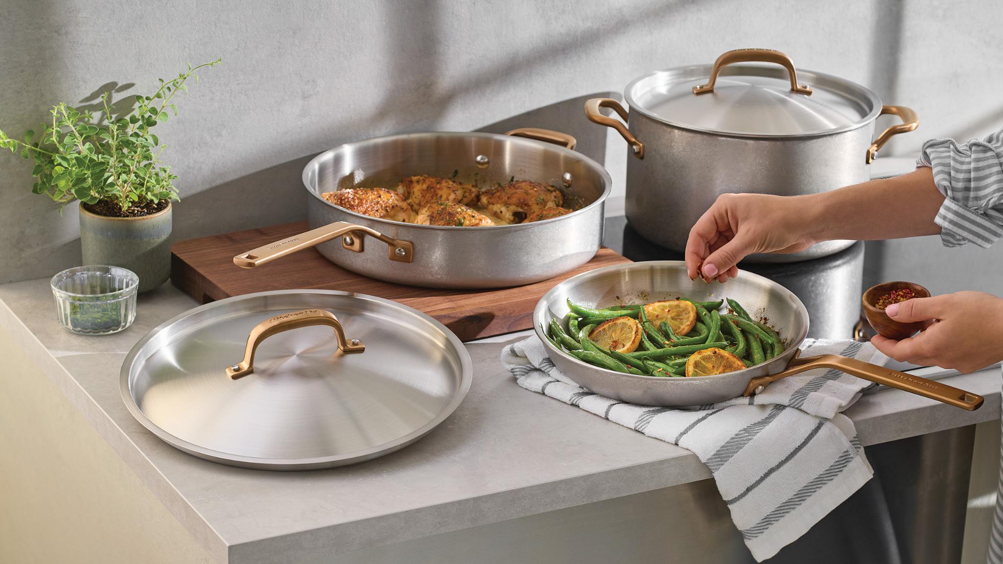 KitchenAid Stonewash Cookware Collection