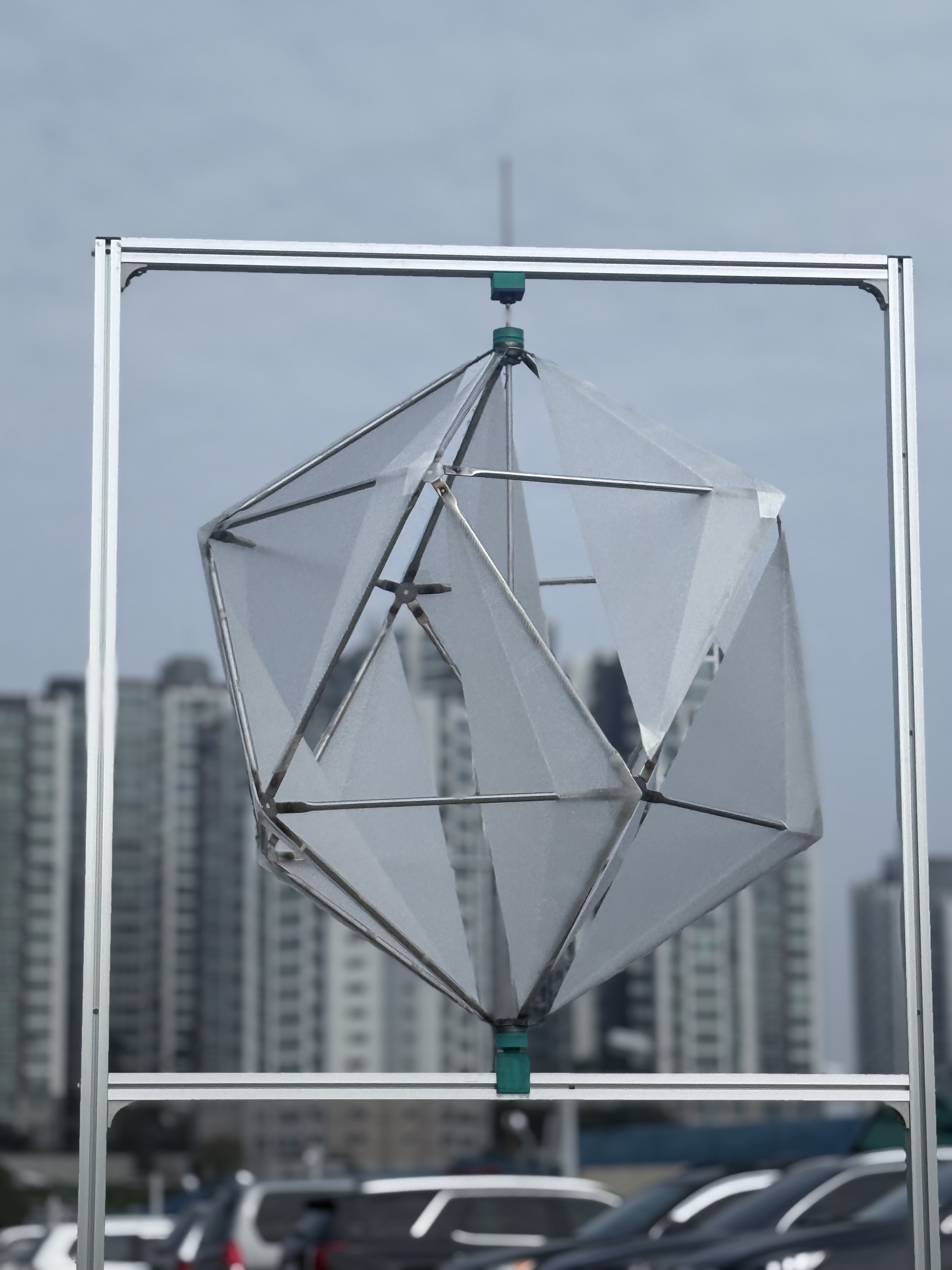 GeoWind GW1200 Geodesic Vertical Axis Wind Turbine