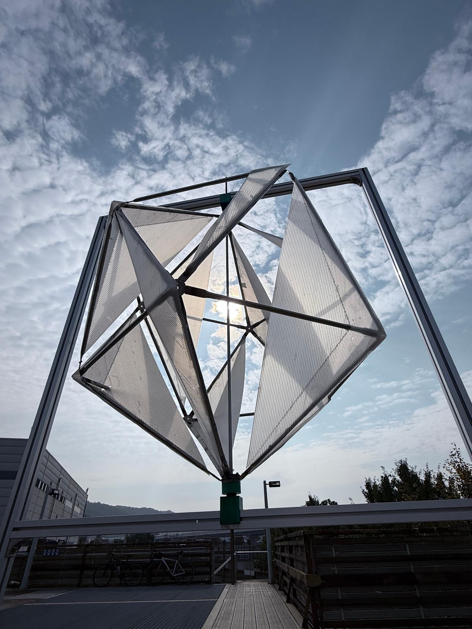 GeoWind GW1200 Geodesic Vertical Axis Wind Turbine