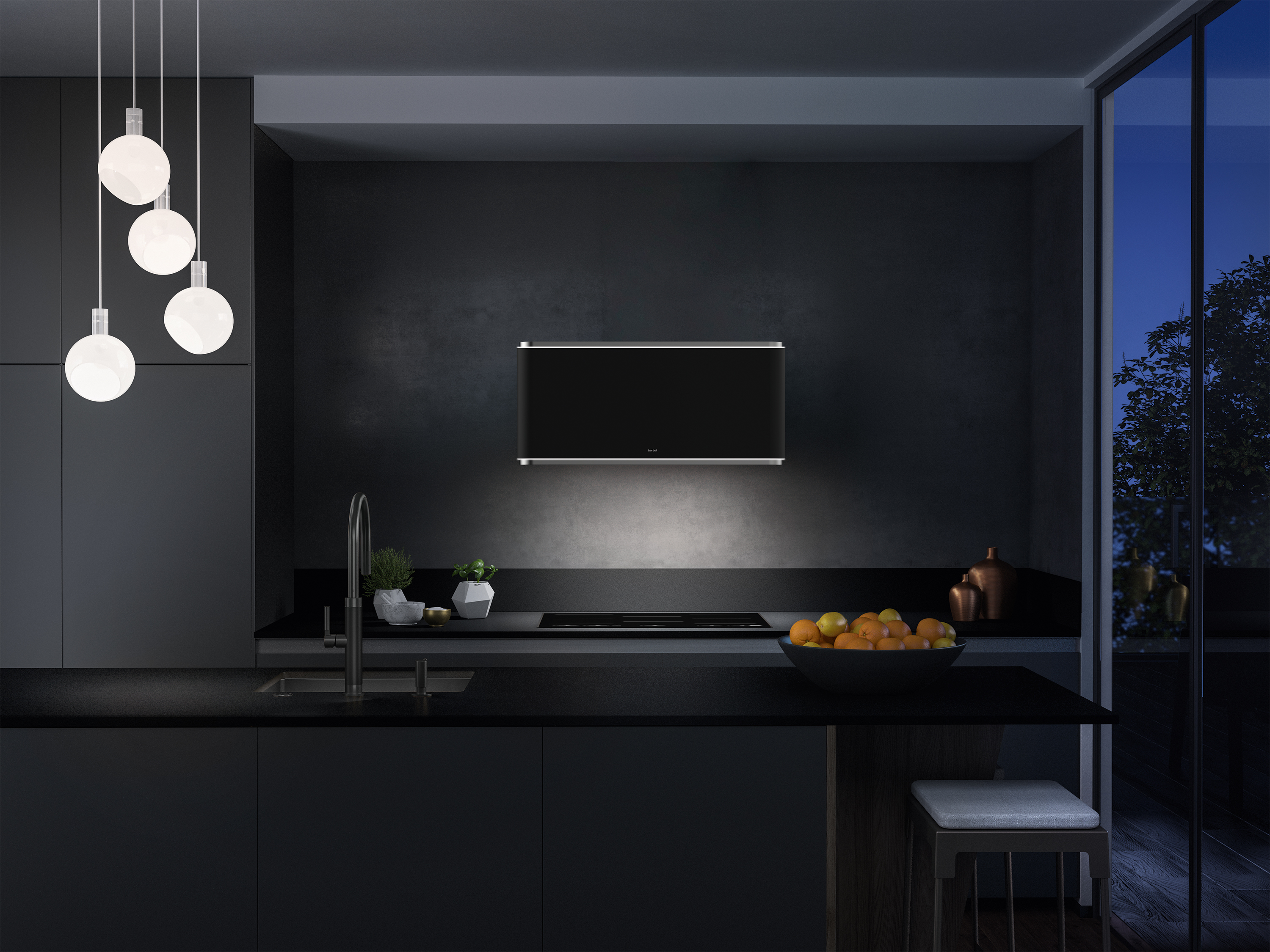 berbel wall-mounted hood Curveline