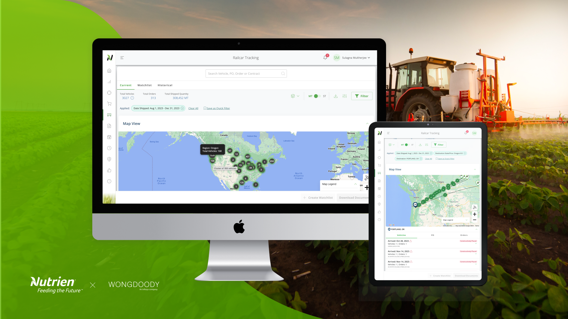 Nutrien Experience – Railcar Tracking App