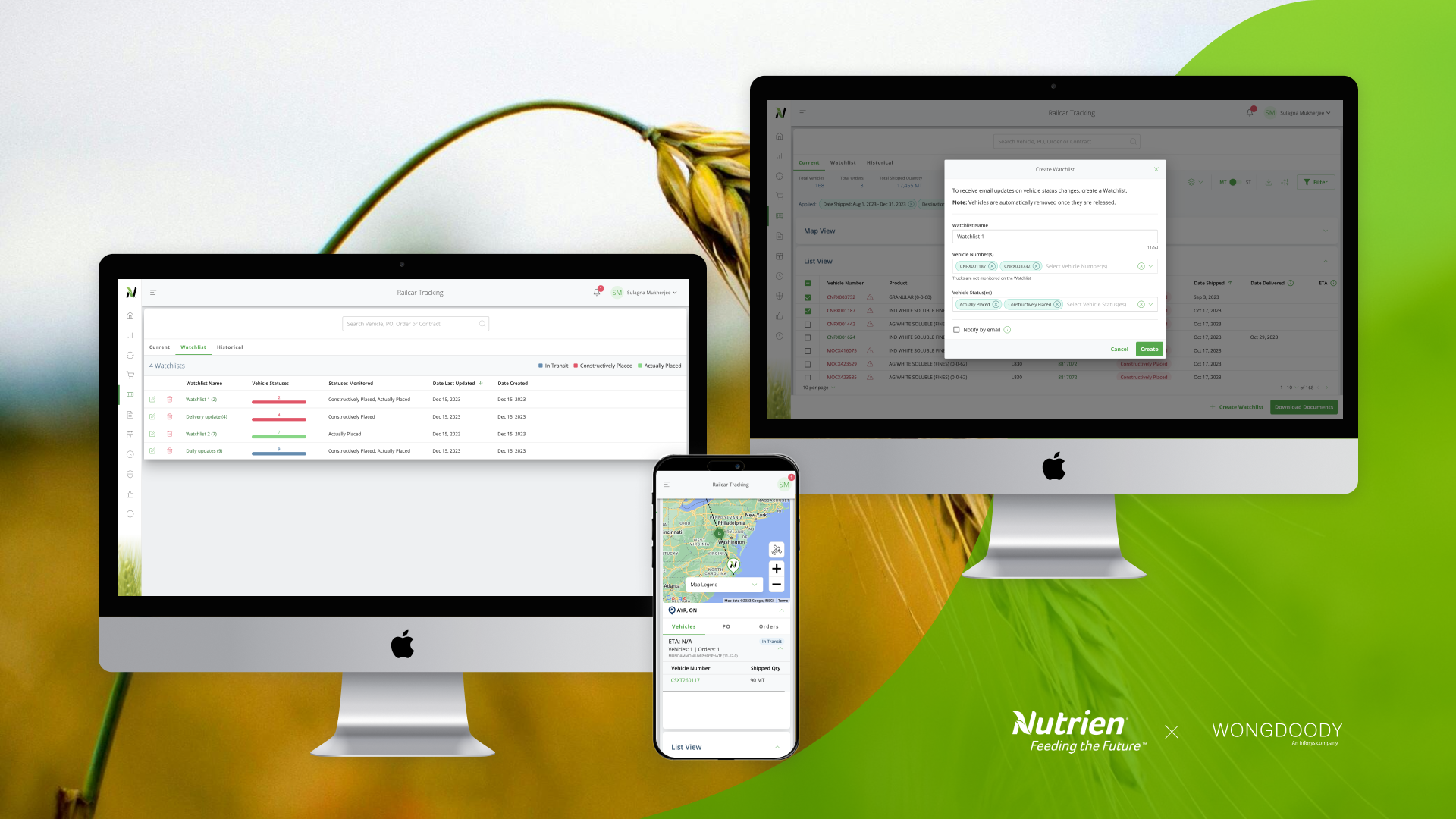 Nutrien Experience – Railcar Tracking App