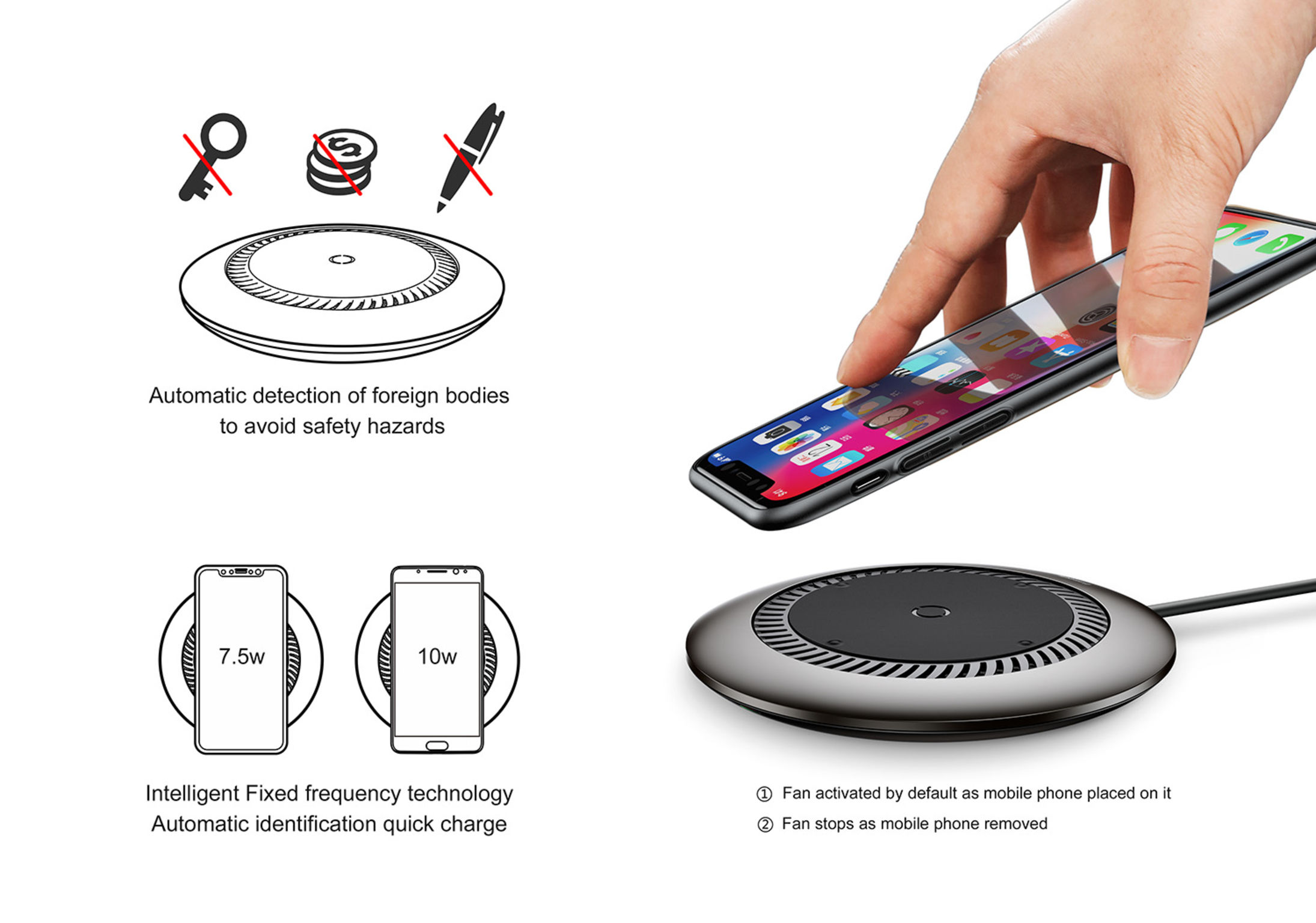 Whirlwind Desktop Wireless Charger