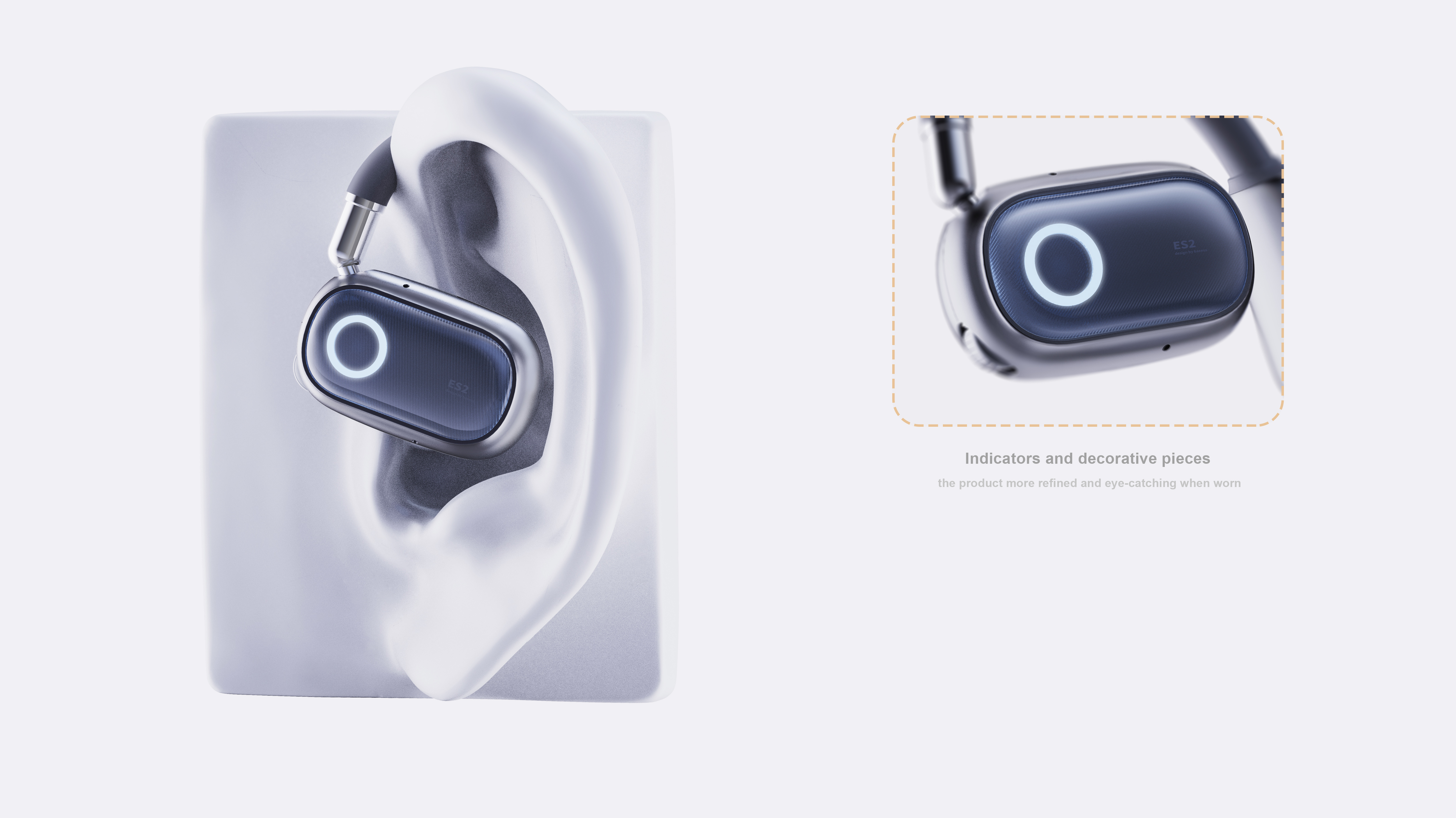 Adjustable ear-hook headphones