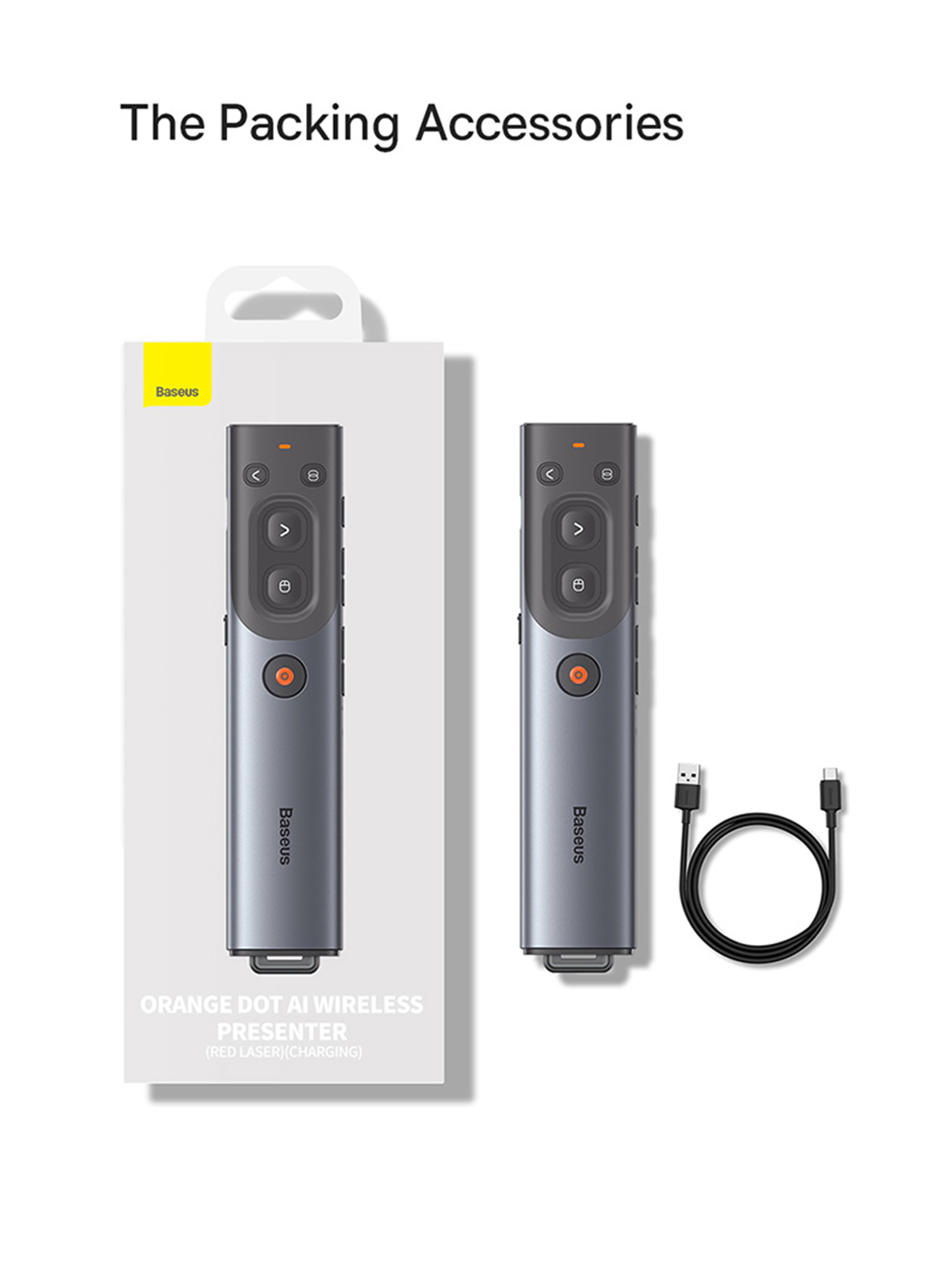 iF Design - Orange Dot AI Wireless Presenter