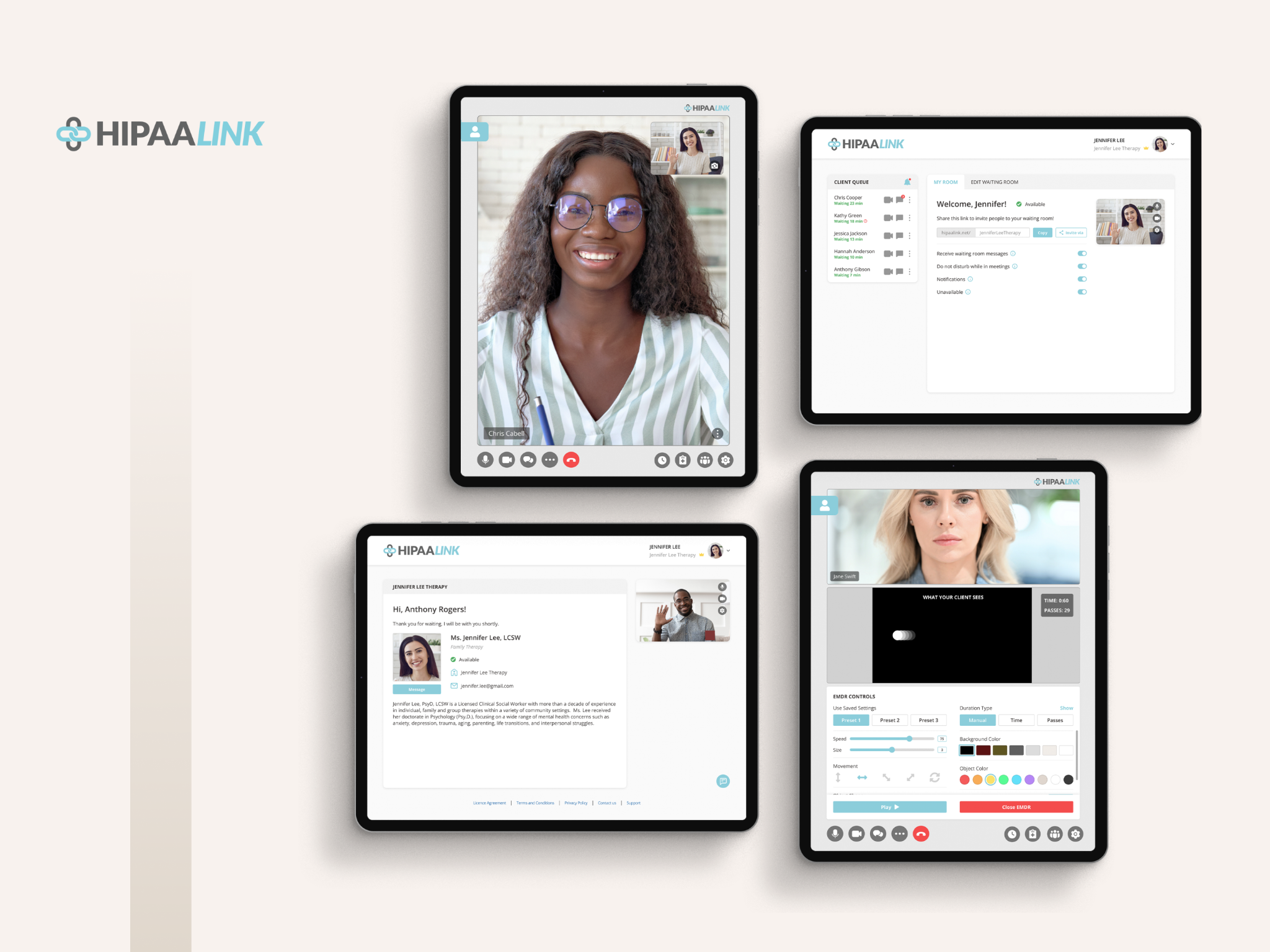 HIPAA LINK Telehealth Platform