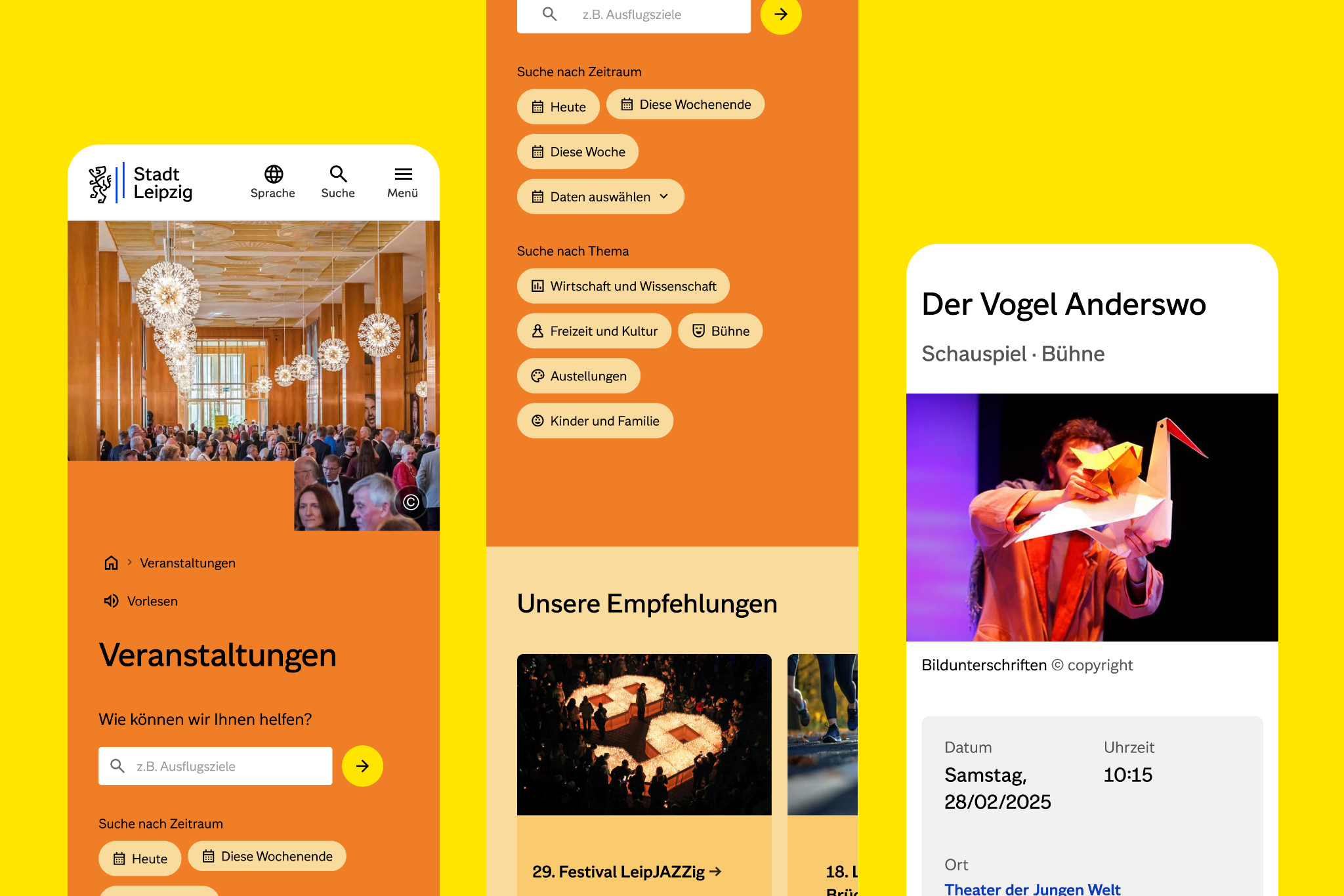 Website Relaunch City of Leipzig