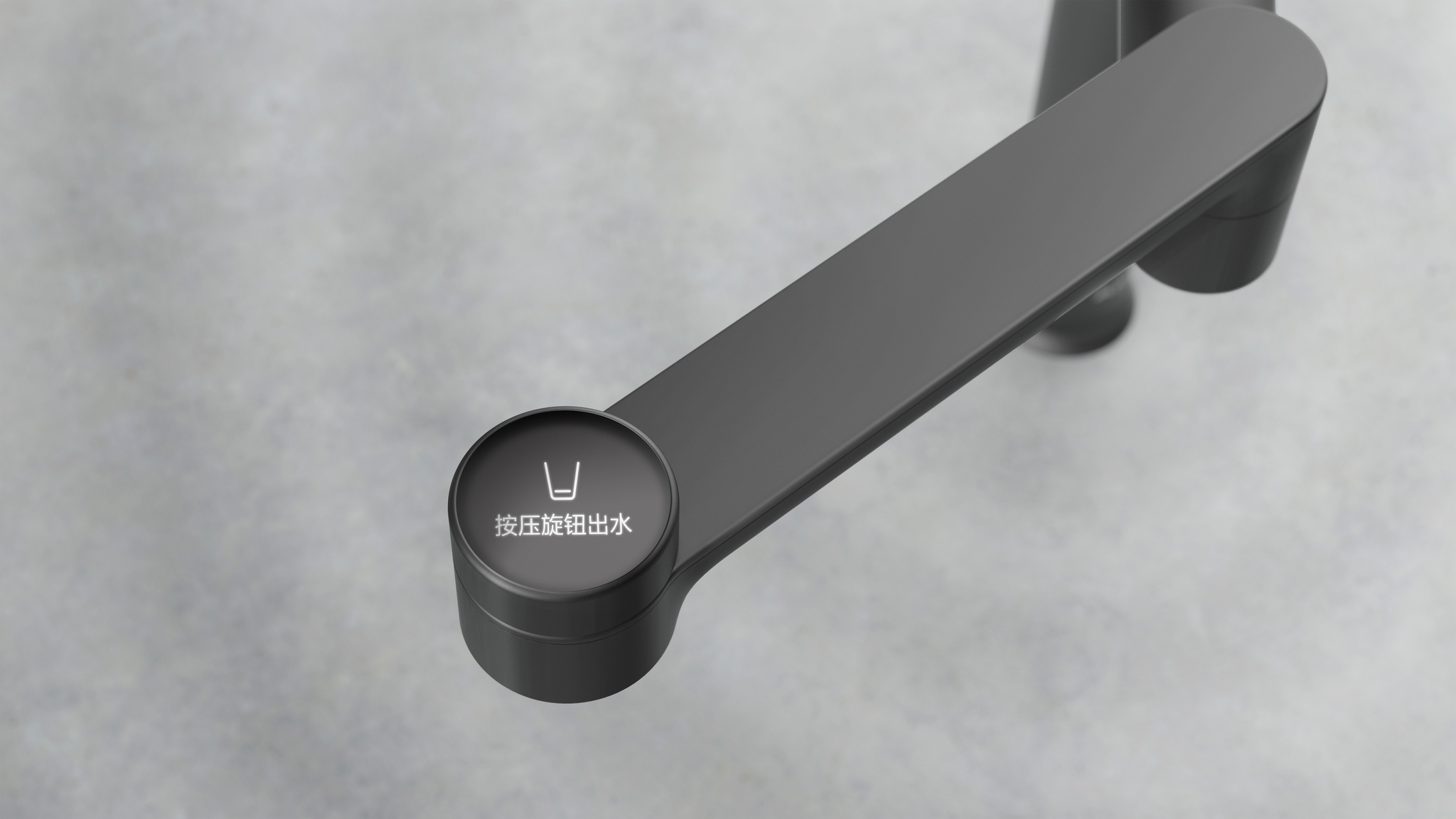 Folding cantilever faucet