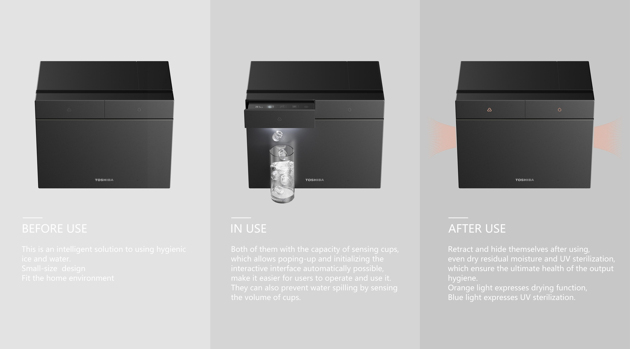 Intelligent ice-making water dispenser