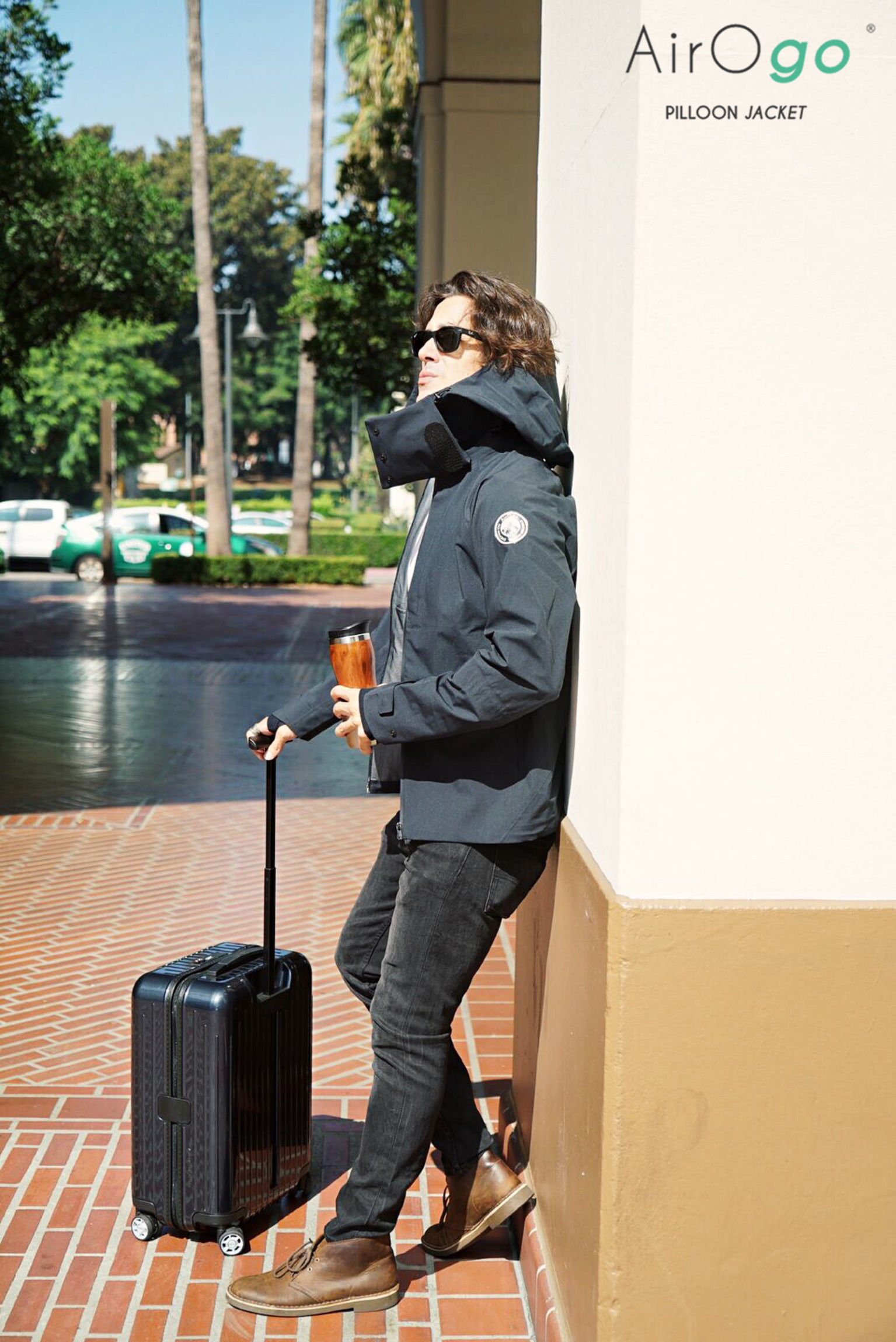 1st Flatted Build-in Travel Pillow-Pilloon Jacket
