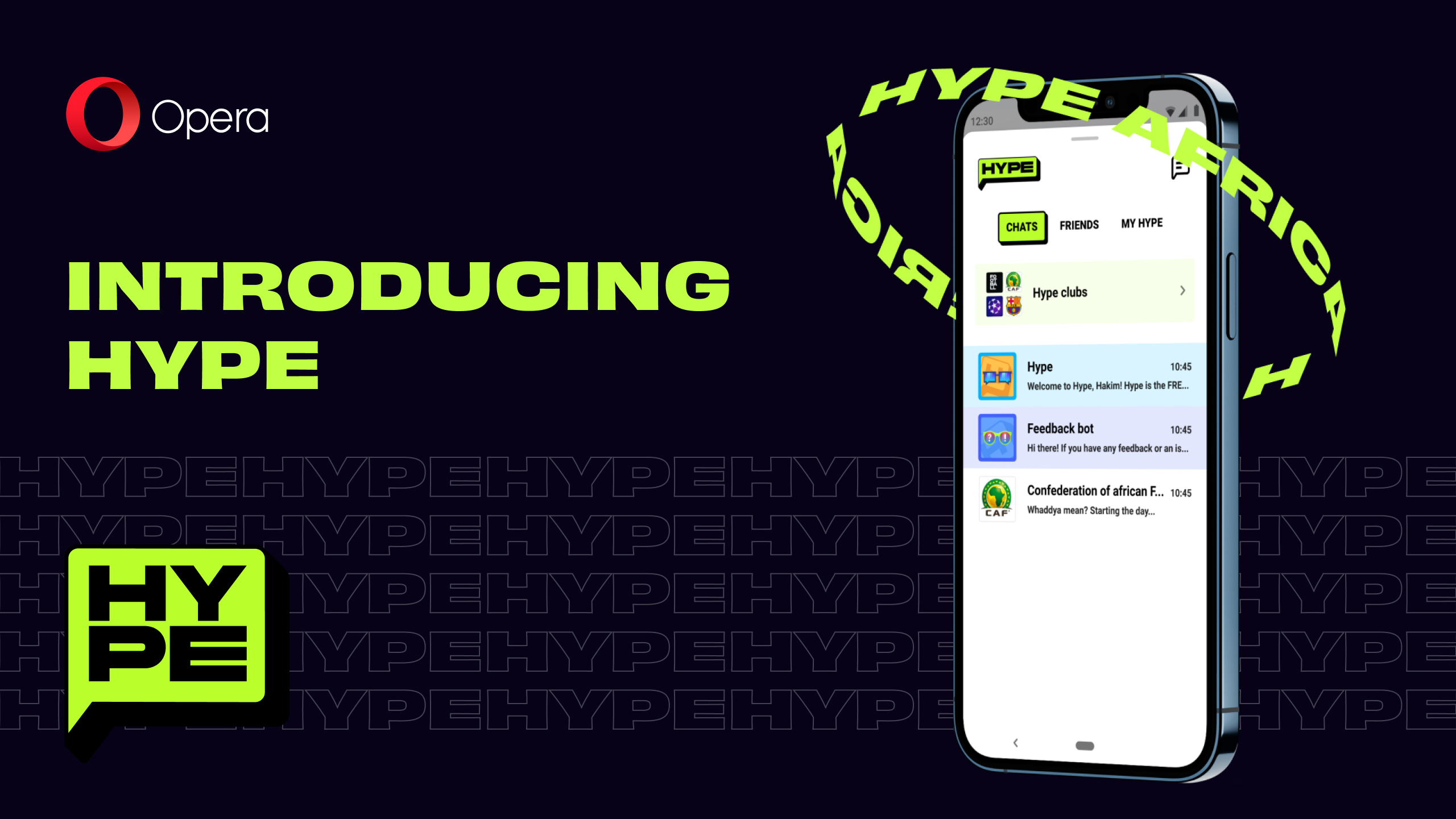 Hype Messenger - inspired by Africa