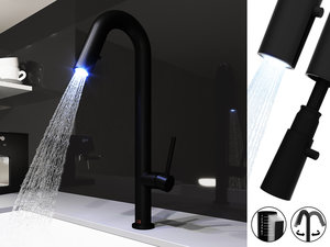 VIGO OAKHURST LED PULL-DOWN KITCHEN FAUCET