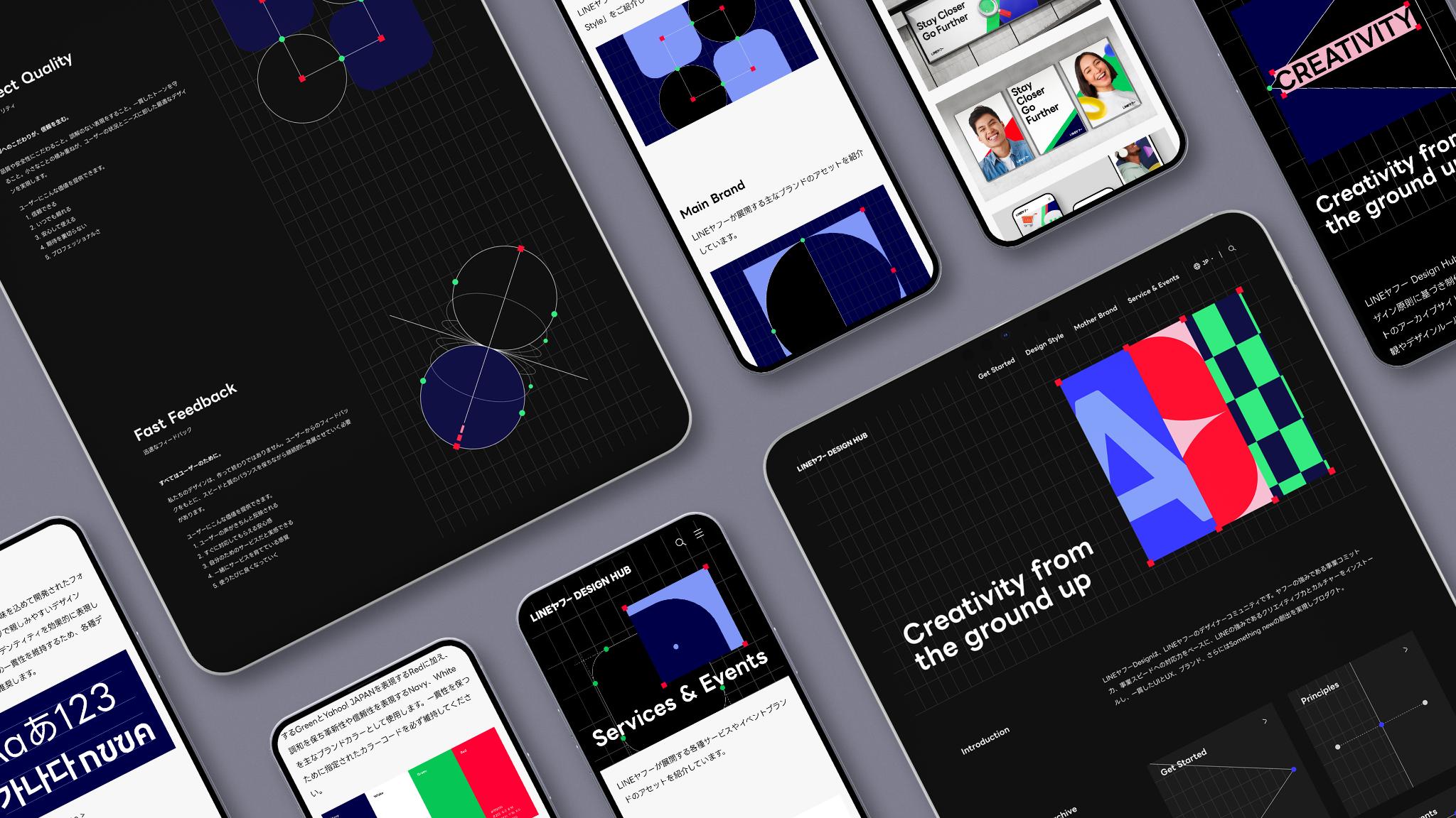 LY Corporation DESIGN HUB Website