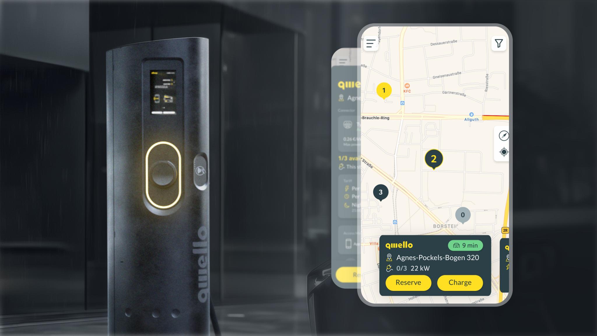 Qwello CP21 and CP22 Charging Stations