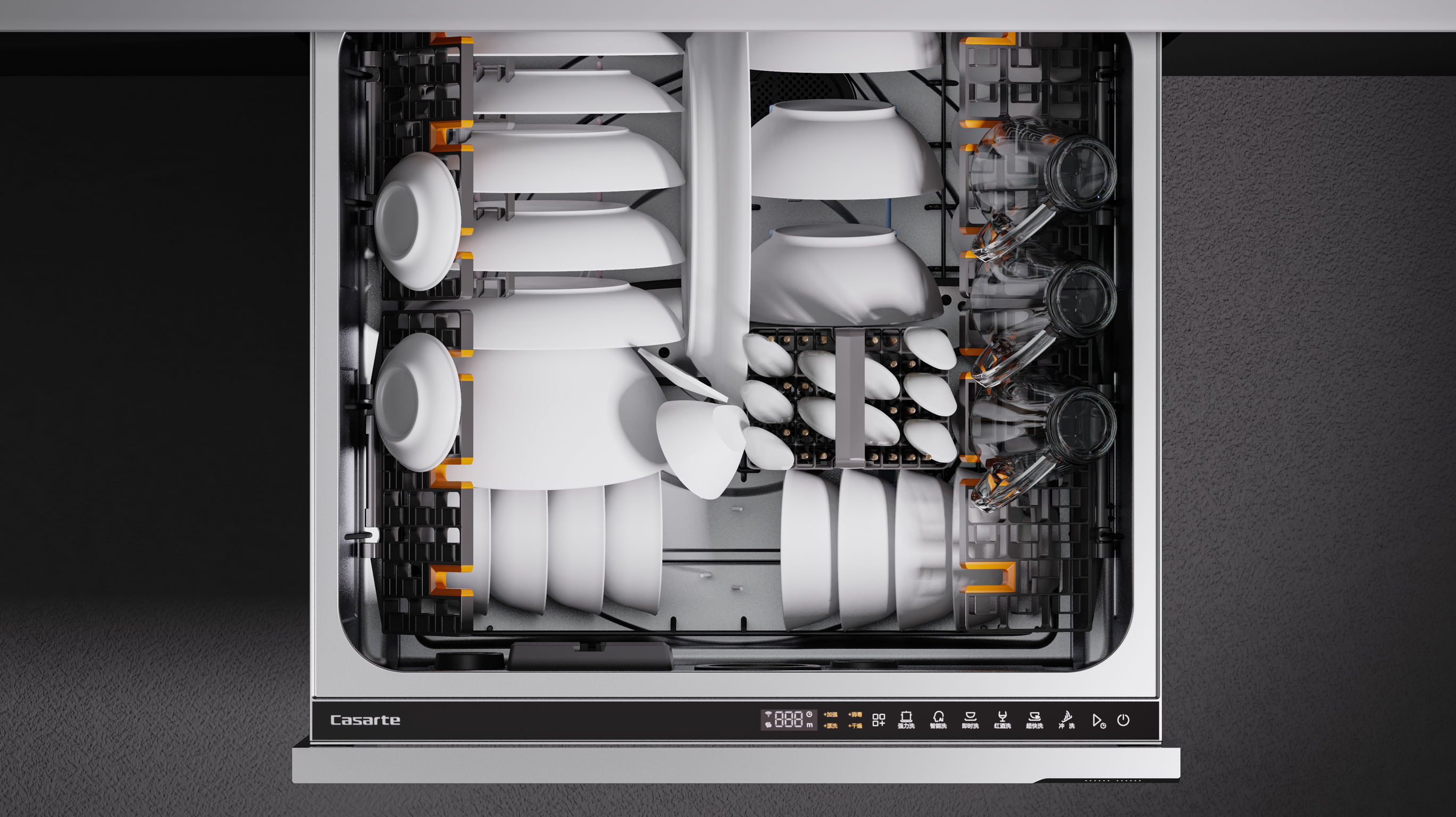 Casarte Double Drawer Kitchen Dishwasher