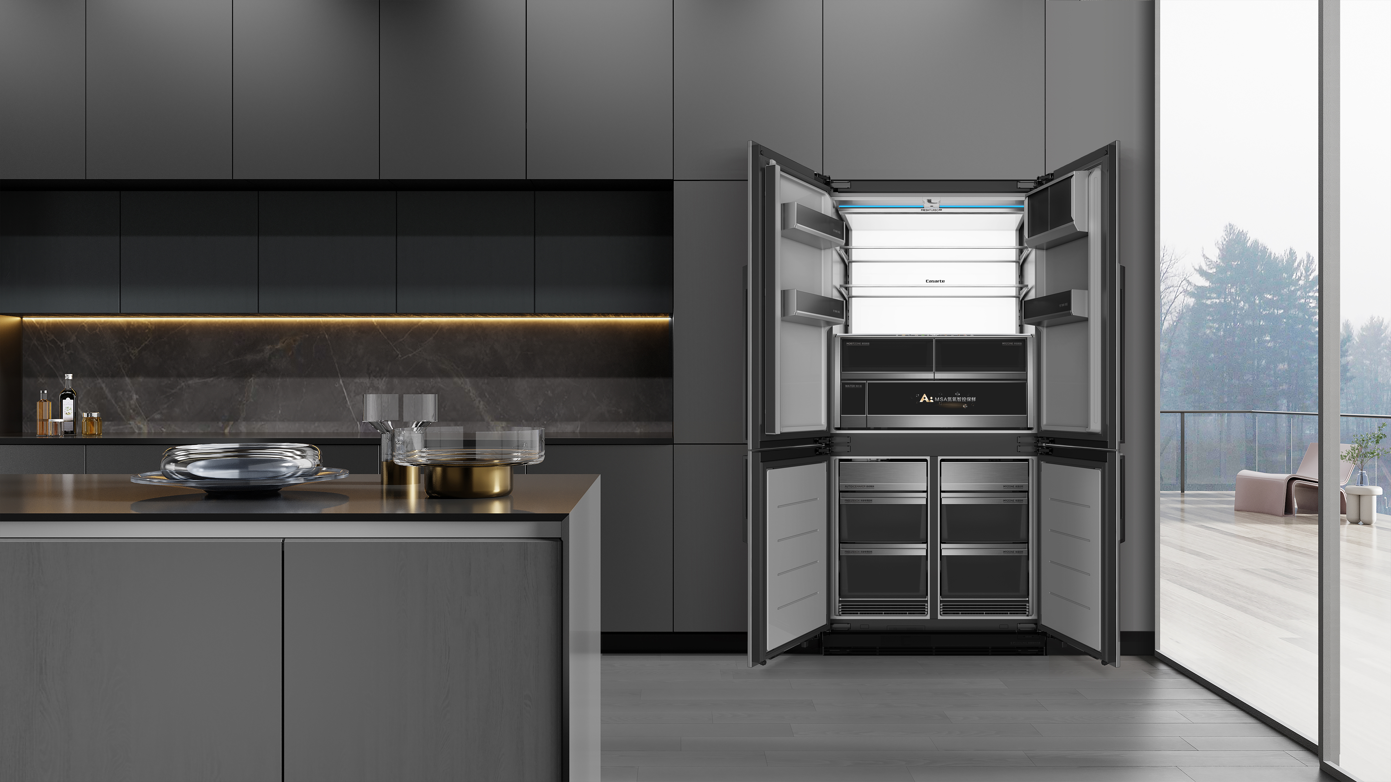 Casarte Customized Built-in Refrigerator