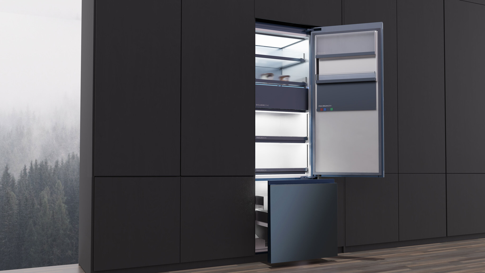 Haier Dual Temperature Zone Household Freezer