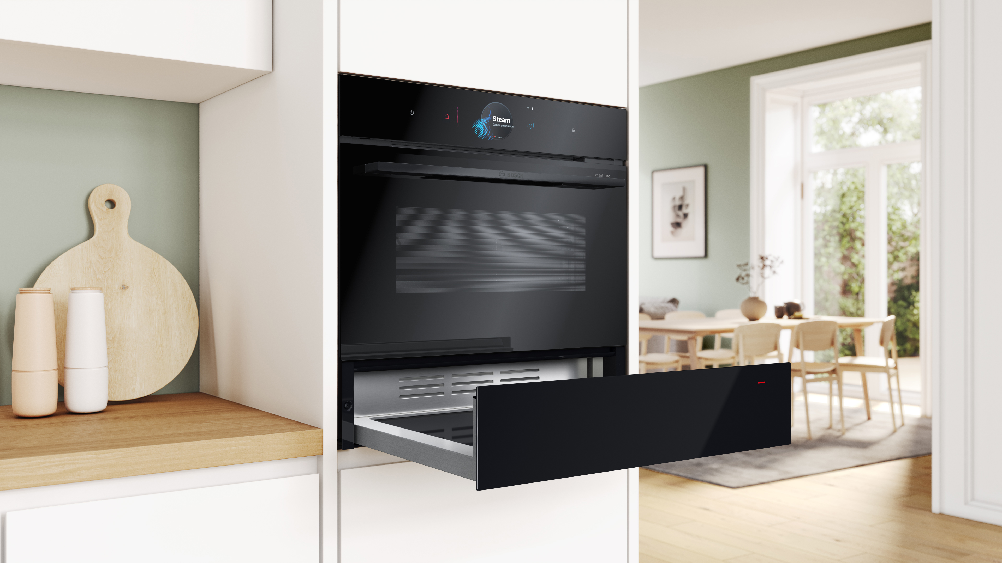 Bosch Serie 8 Accentline Built In Warming Drawer