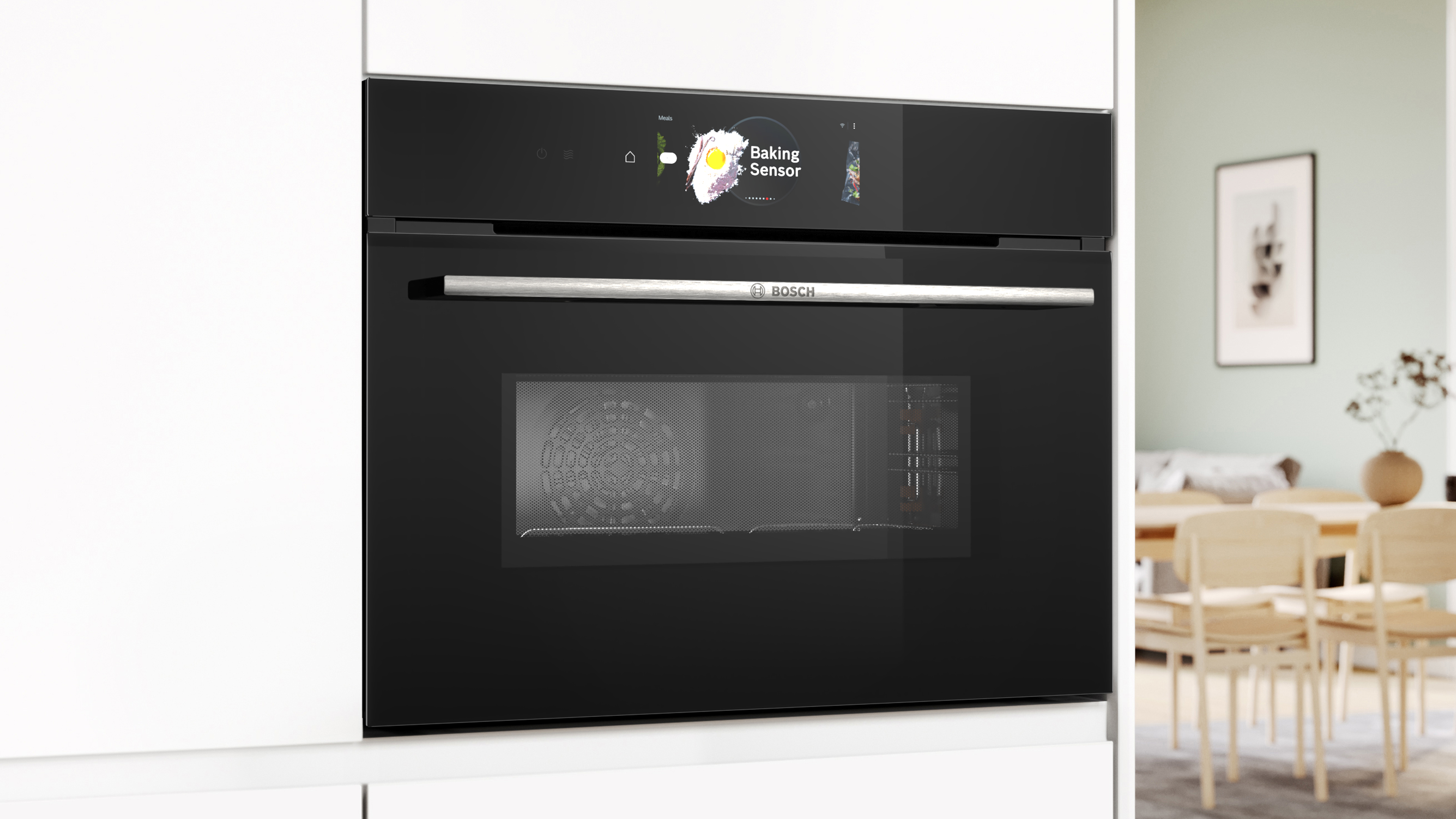 Bosch Serie 8 Mainline Built In Compact Microwave